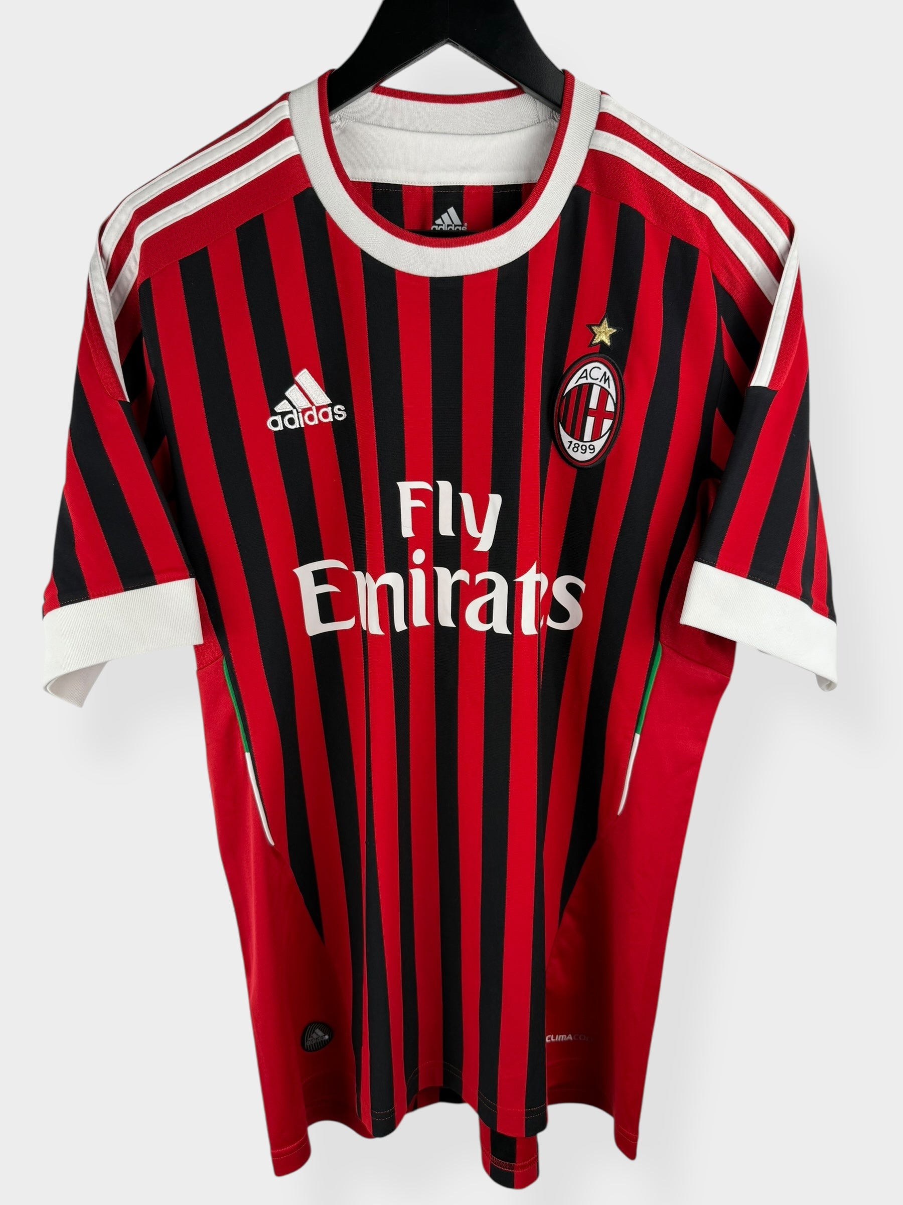2011-12 AC MILAN HOME SHIRT IBRAHIMOVIC #11 M