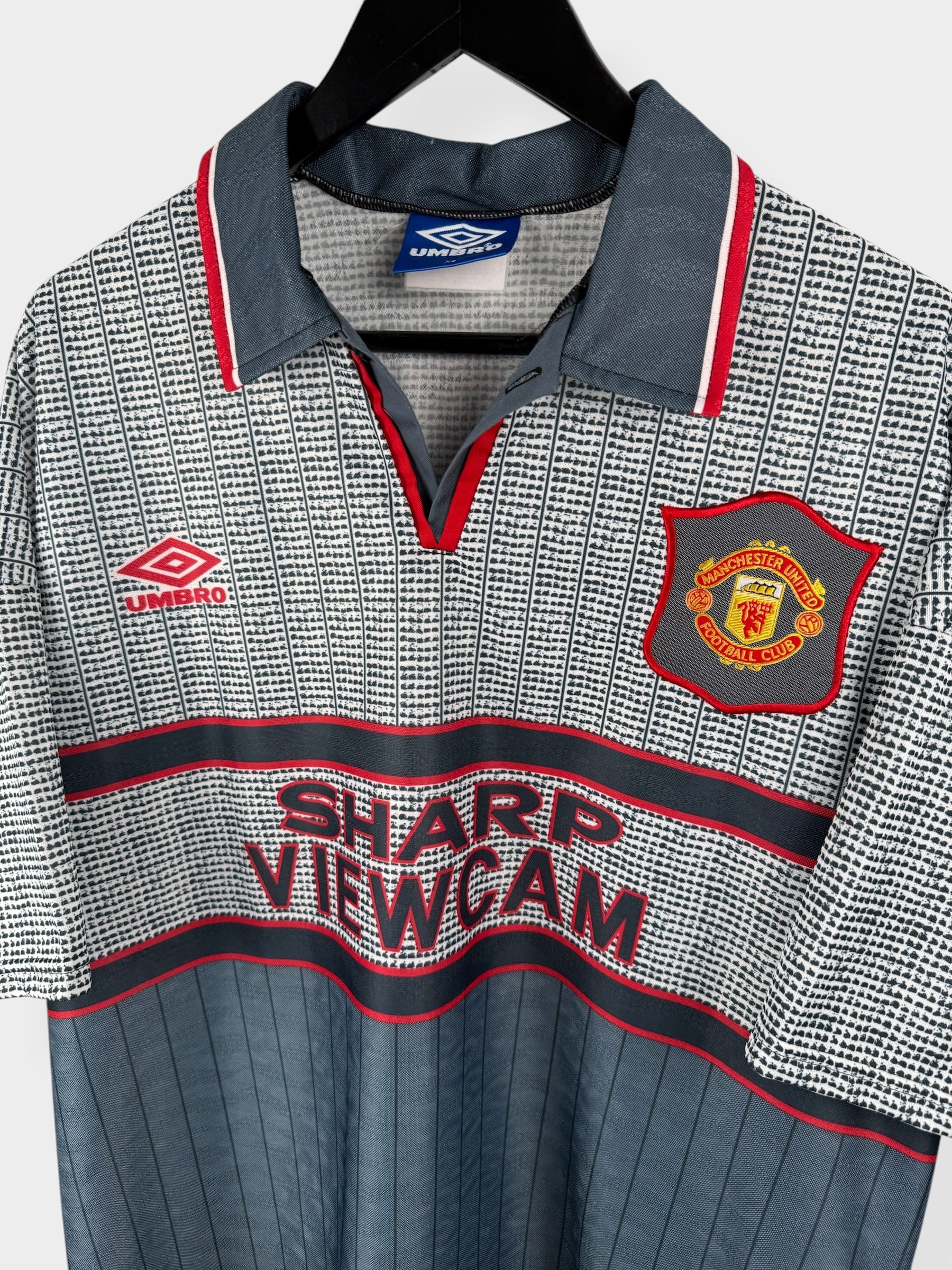 MAILLOT EXTÉRIEUR MANCHESTER UNITED 1995-96 BECKHAM #24 XL