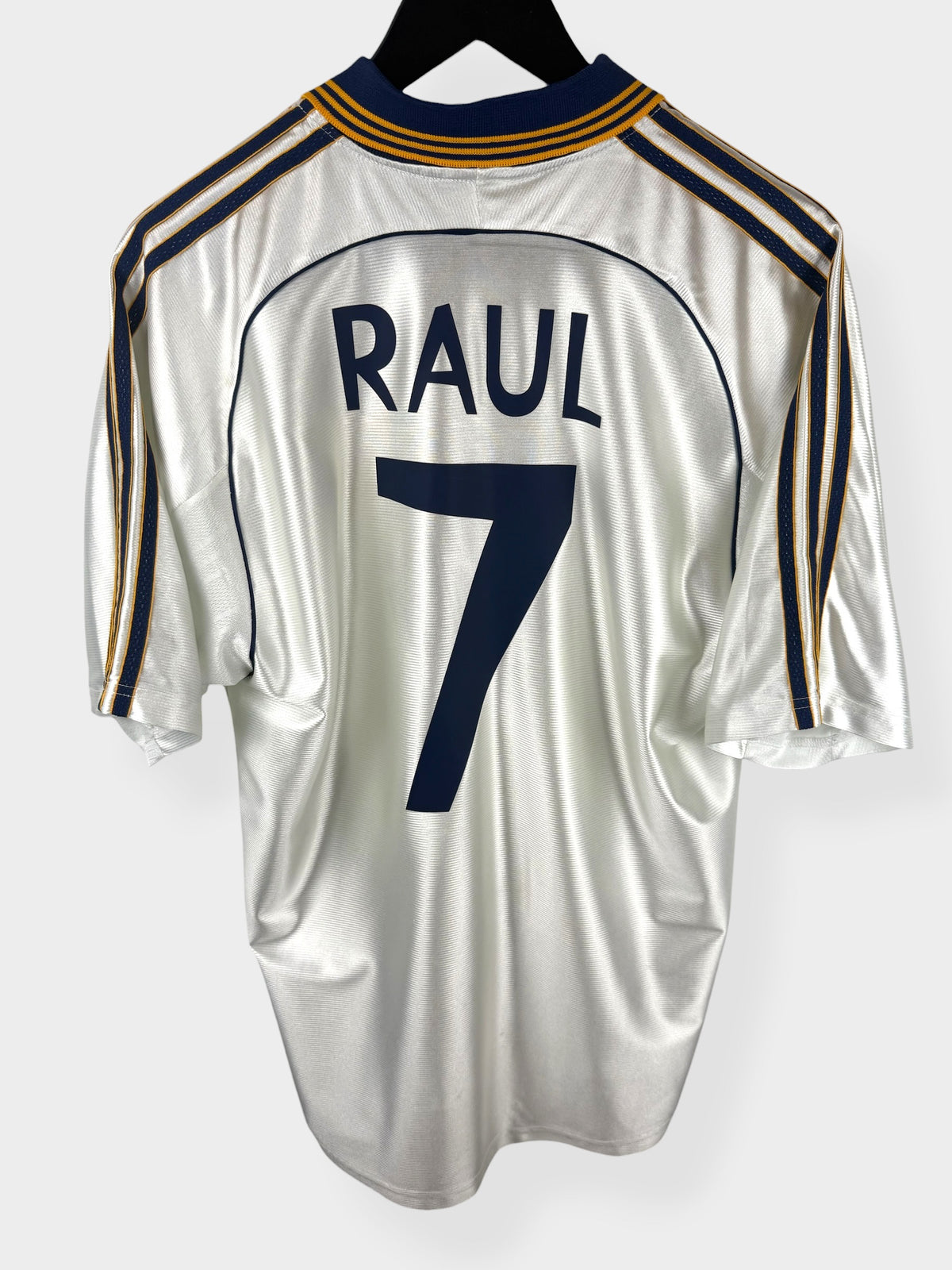 MAILLOT DOMICILE DU REAL MADRID 1998-00 RAUL #7 M
