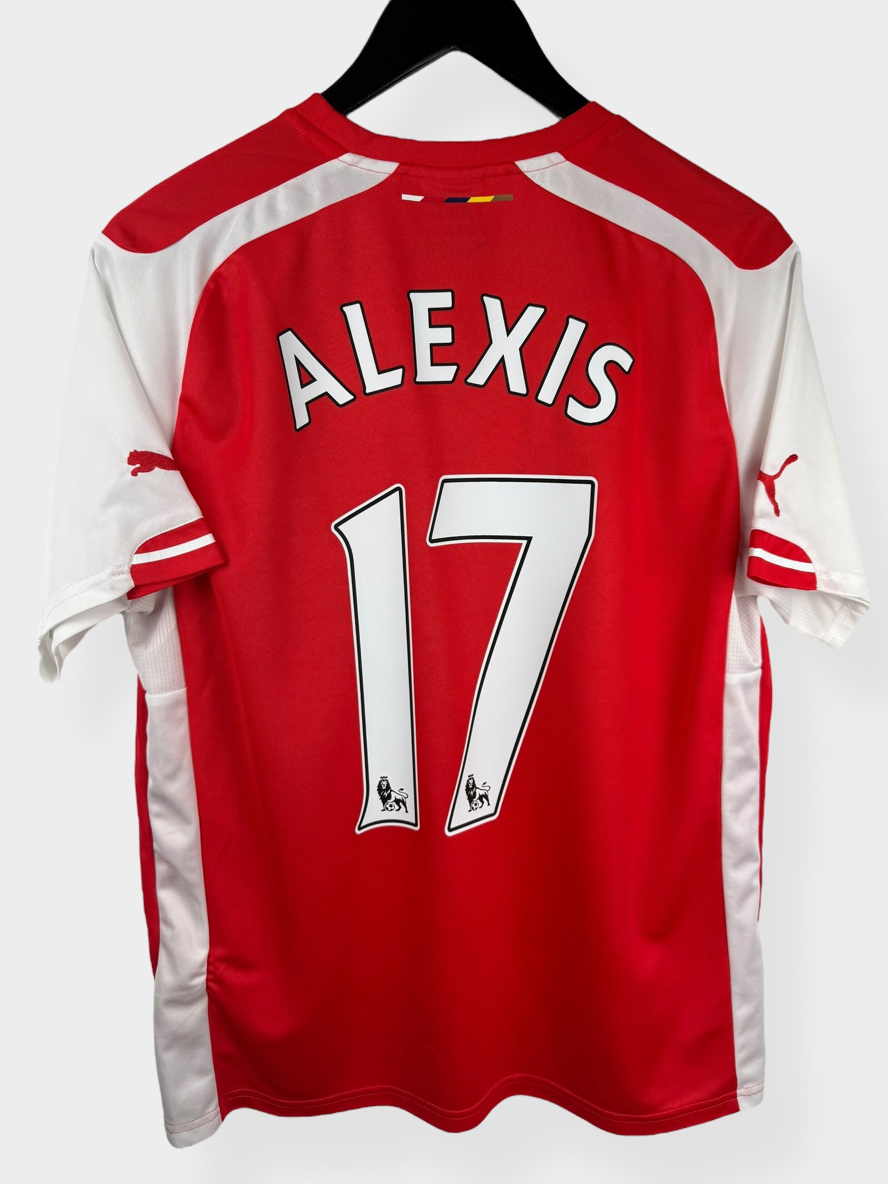 2014-15 ARSENAL HOME SHIRT ALEXIS #17 M