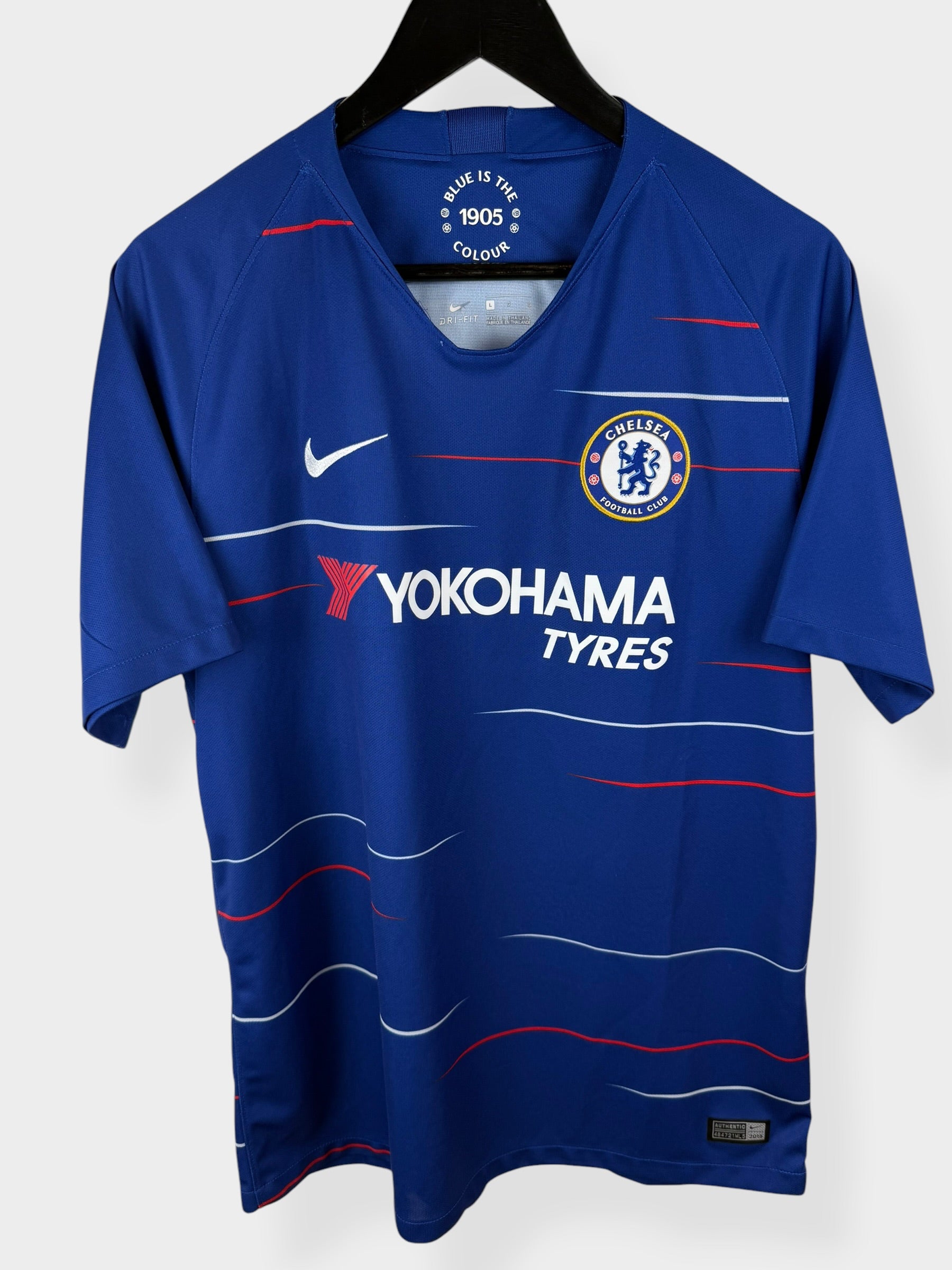 2018-19 CHELSEA HOME SHIRT HAZARD #10 L