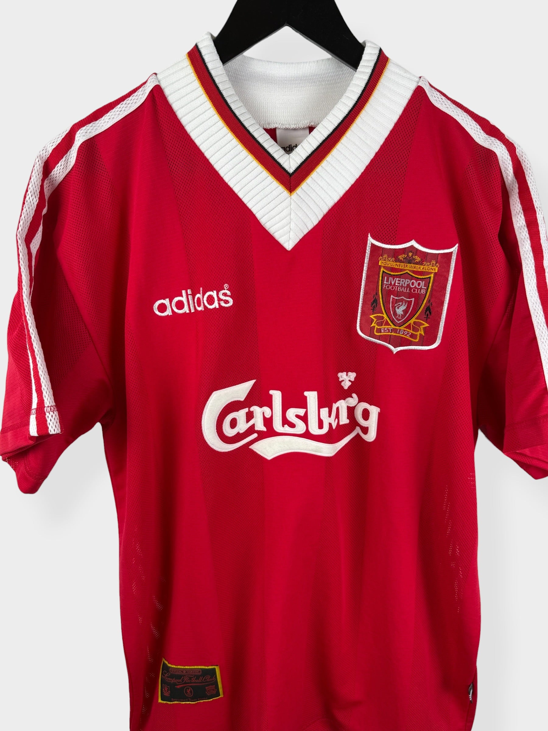 1995-96 LIVERPOOL HOME SHIRT L