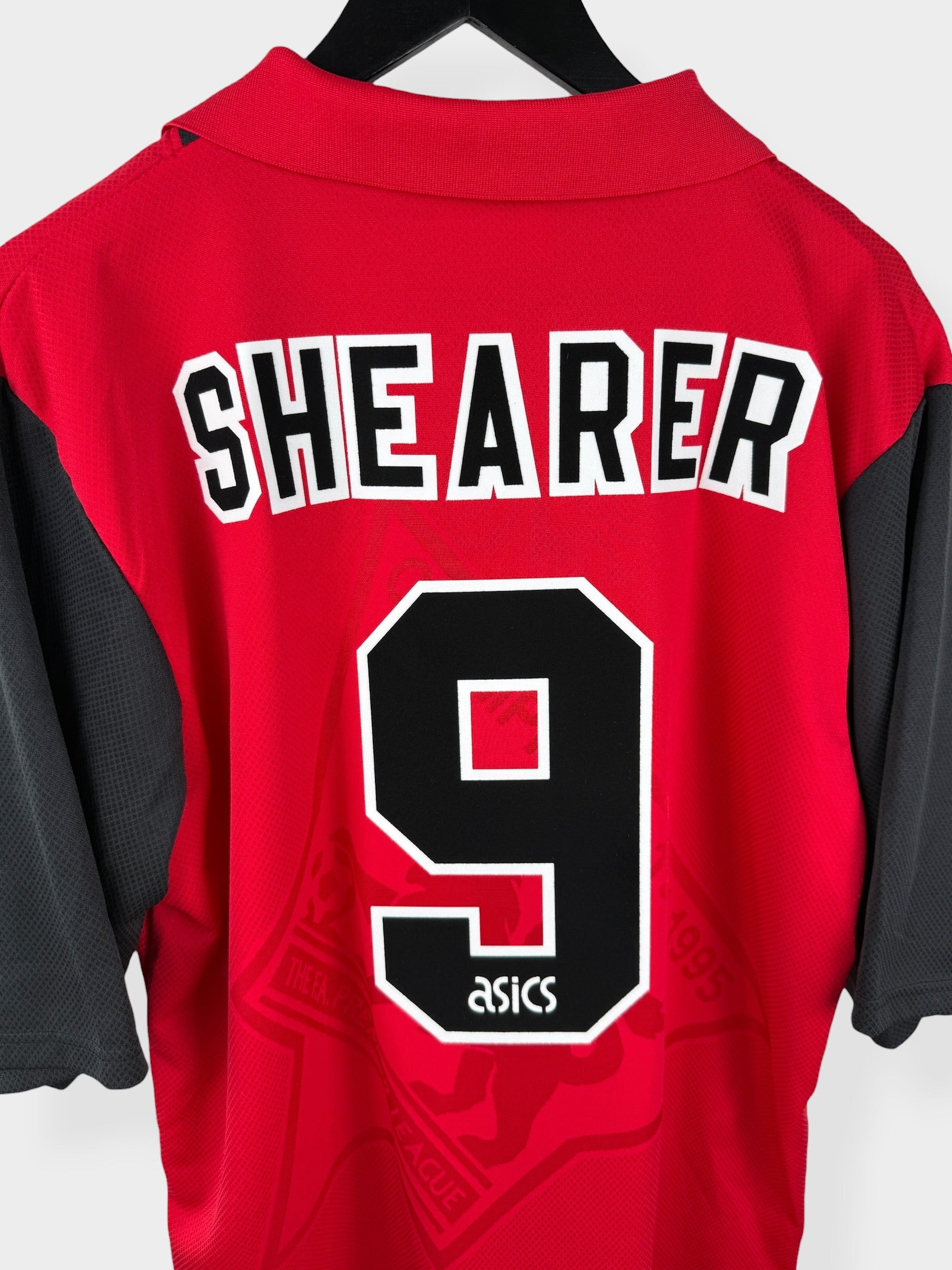 1995-96 BLACKBURN ROVERS AWAY SHIRT SHEARER #9 XL