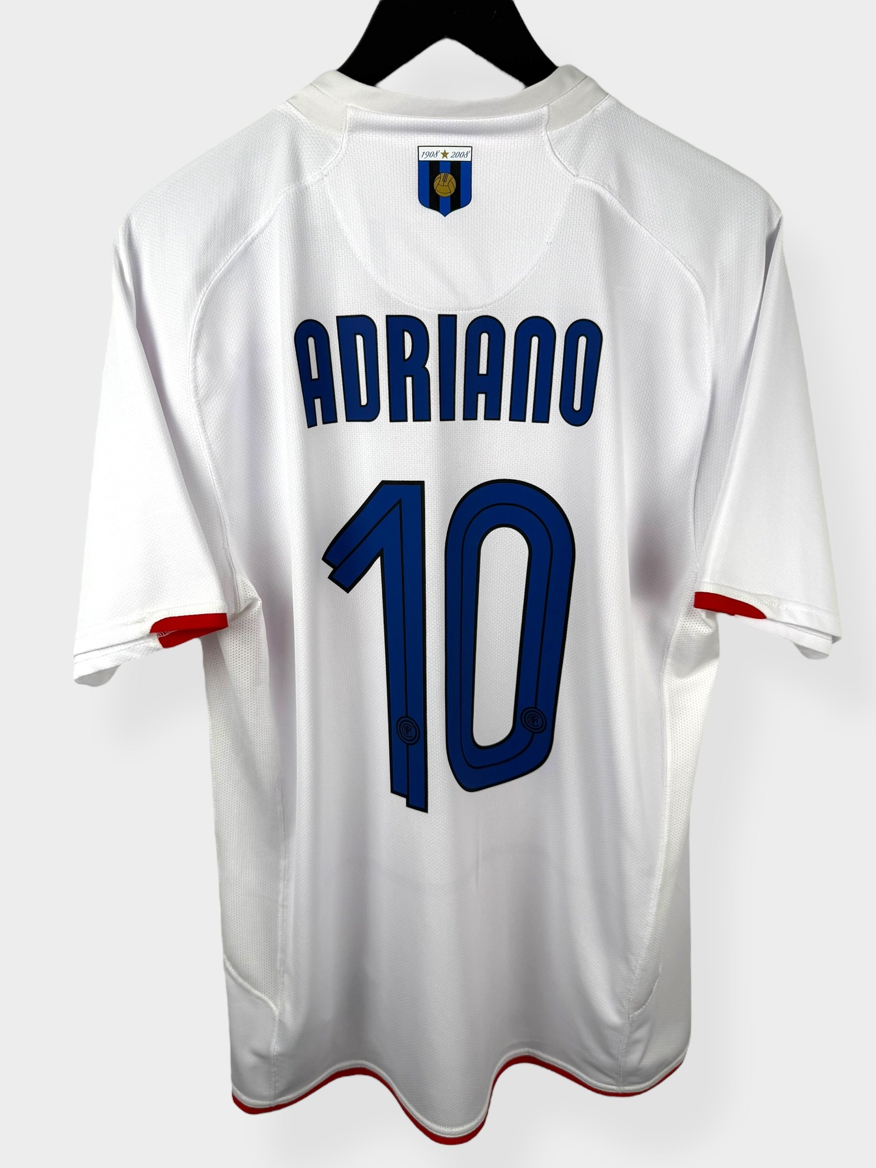 2007-08 INTER MILAN AWAY SHIRT ADRIANO #10 L - Authentic Football Club