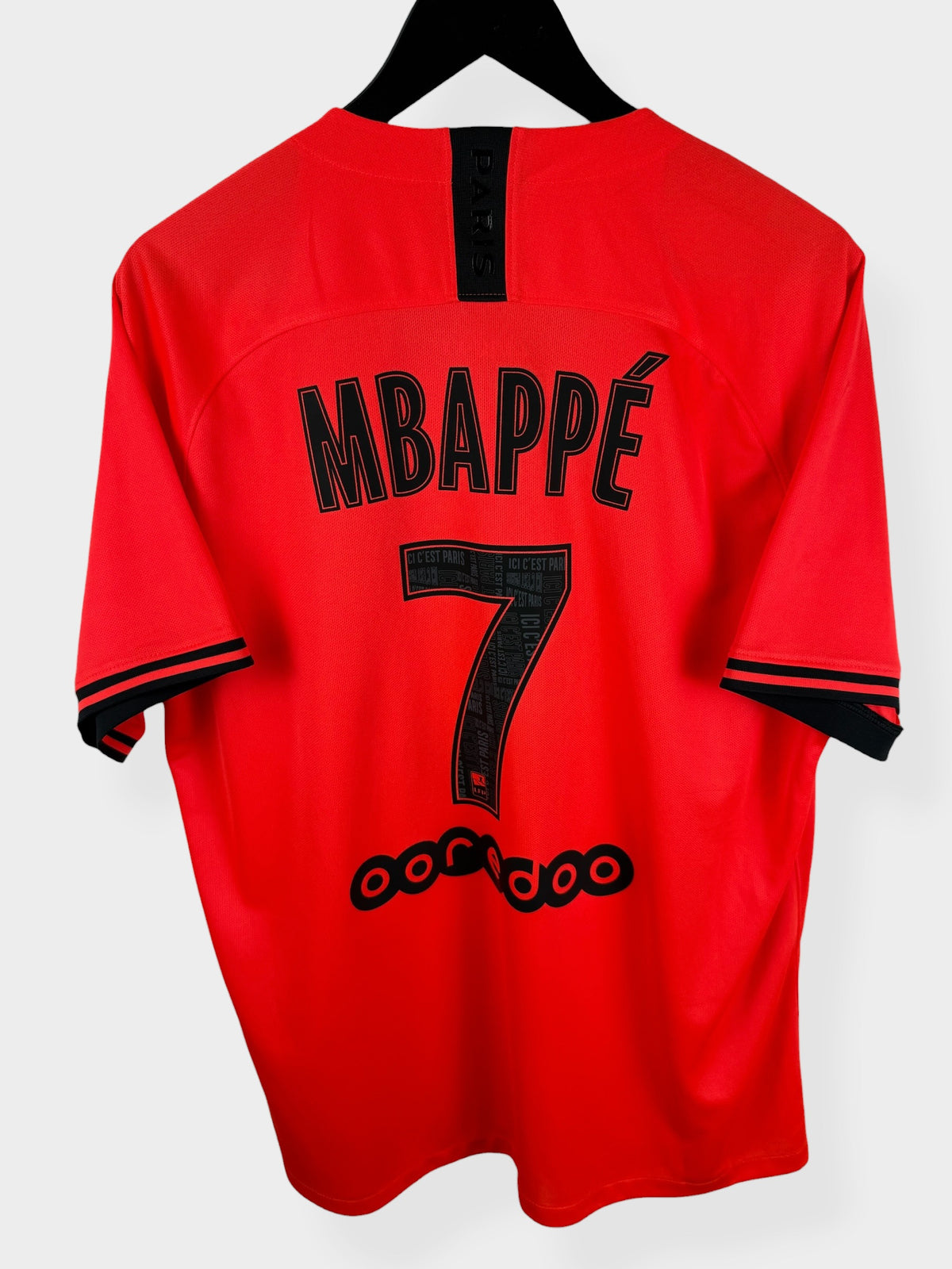 2019-20 PARIS SAINT-GERMAIN MAILLOT EXTÉRIEUR MBAPPE #7 XL