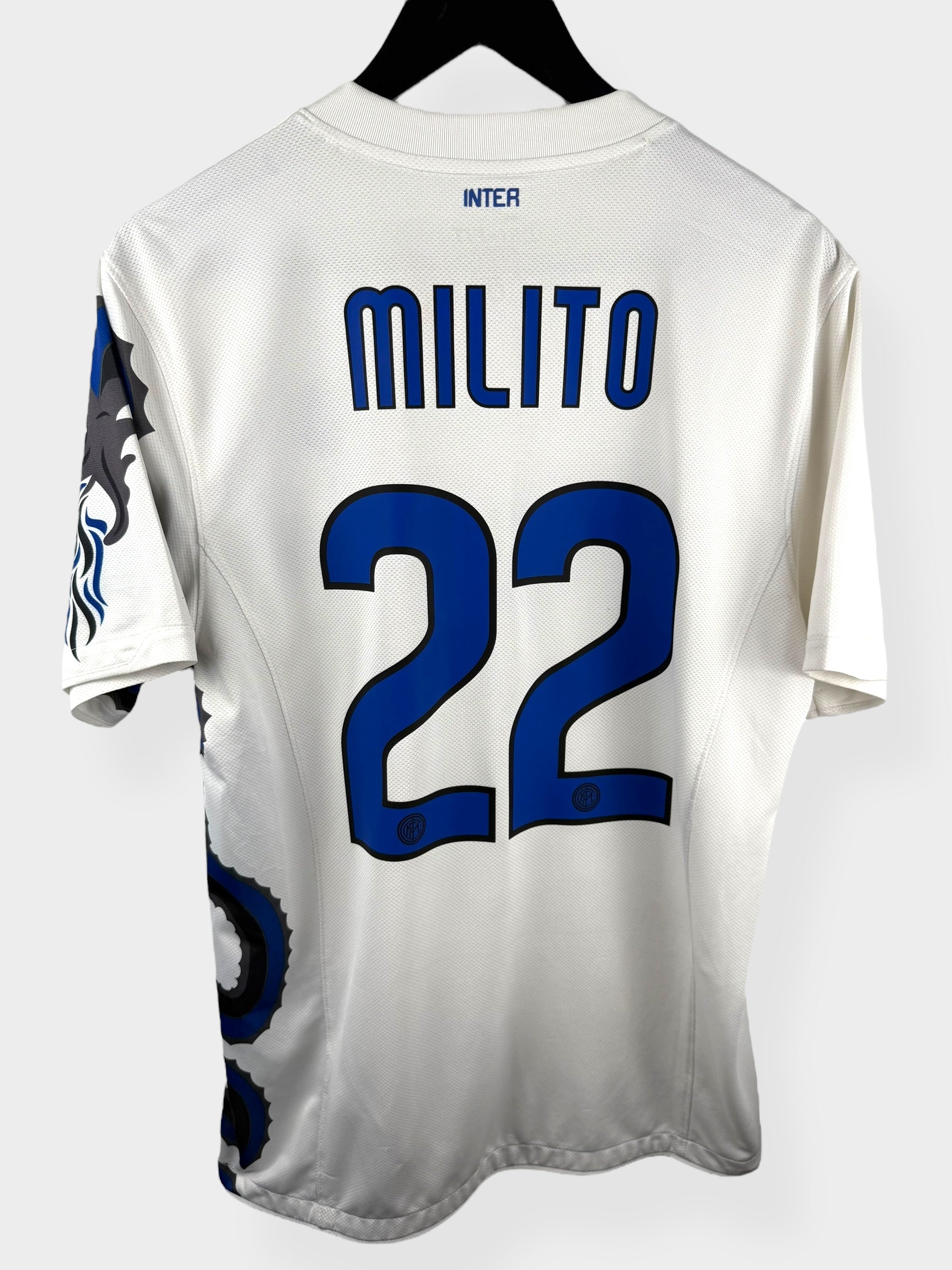 2010-11 INTER MILAN UITSHIRT MILITO #22 M