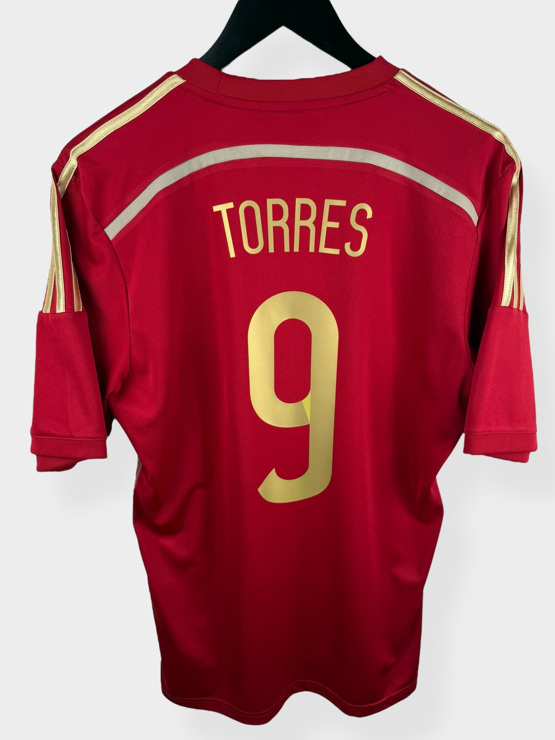 2014-15 SPAIN HOME SHIRT TORRES #9 M - Authentic Football Club