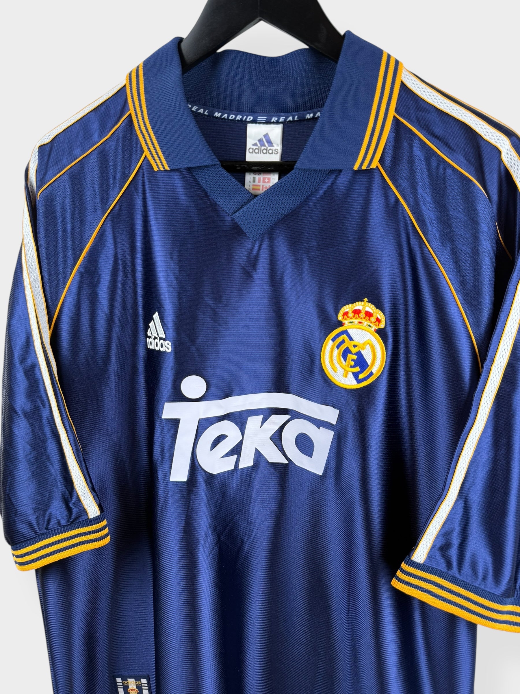 1998-99 REAL MADRID THIRD SHIRT GUTI #14 XL