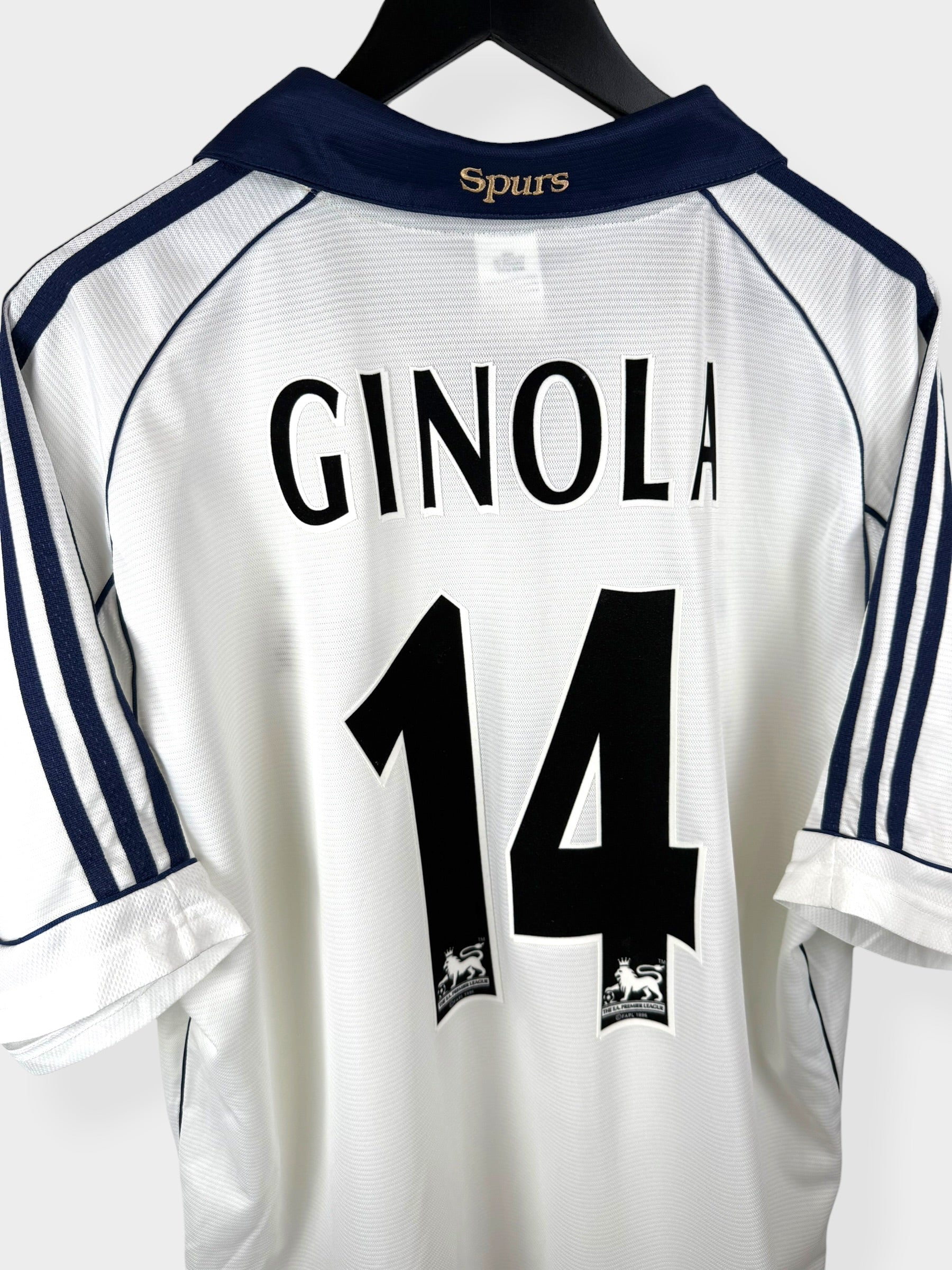 MAILLOT DOMICILE TOTTENHAM HOTSPUR 1999-01 GINOLA #14 XL