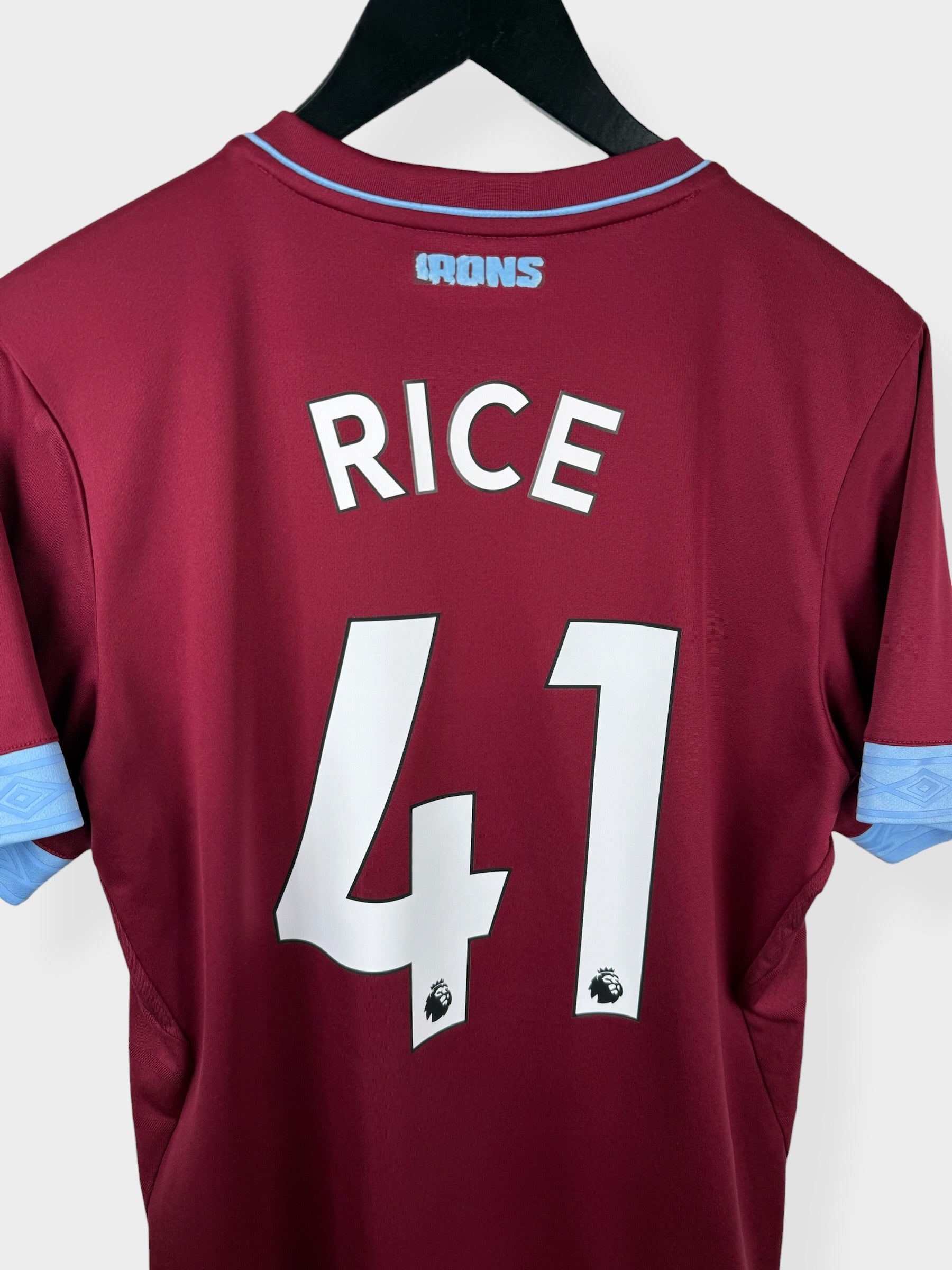 2018-19 WEST HAM HEIMTRIKOT RICE #41 M