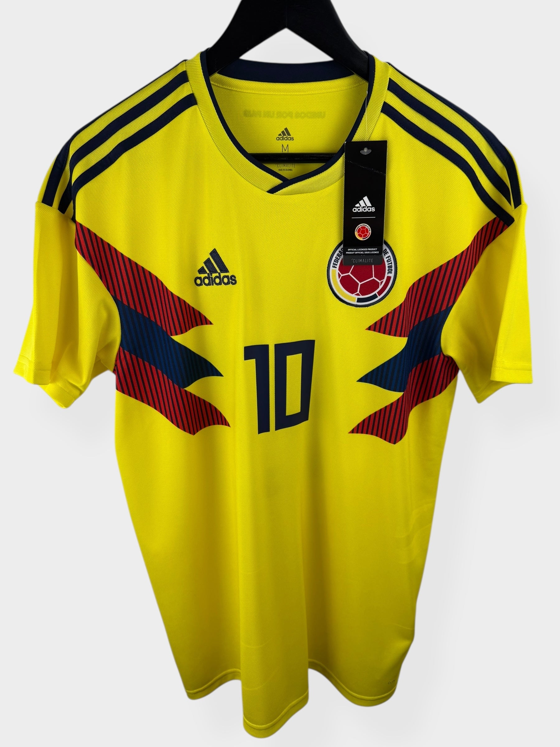 2018-19 COLOMBIA HOME SHIRT JAMES #10 M - Authentic Football Club