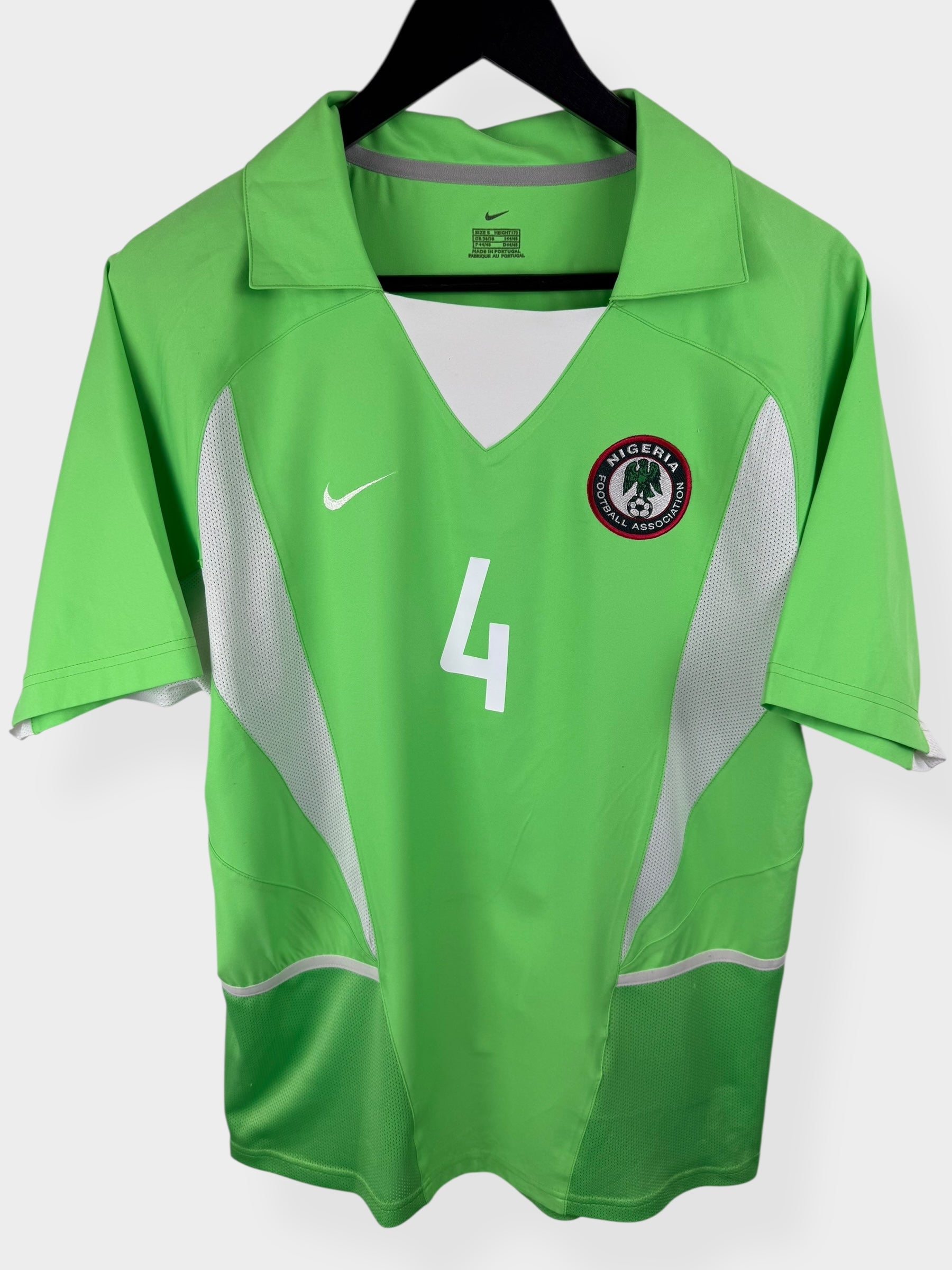 2002-04 NIGERIA HEIMTRIKOT KANU #4 S