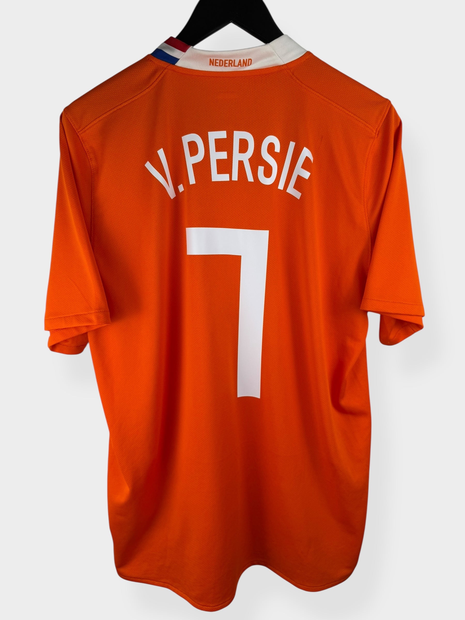 2008-10 NETHERLANDS HOME SHIRT V. PERSIE #7 L