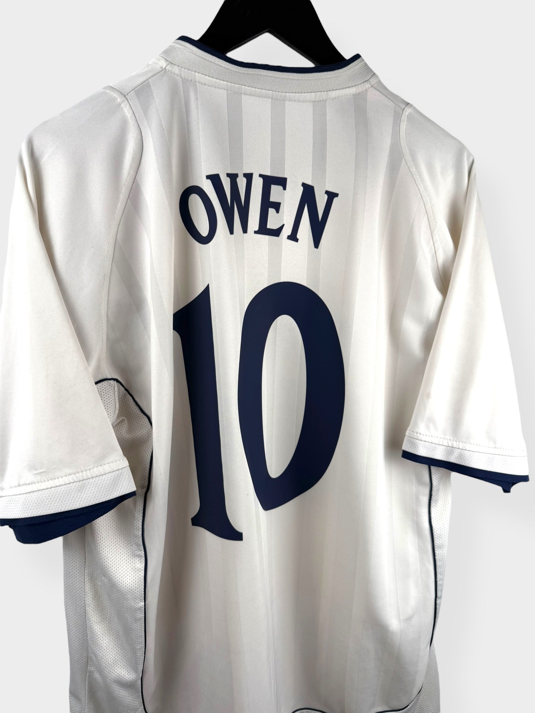 2001-03 ENGLAND HOME SHIRT OWEN #10 XL
