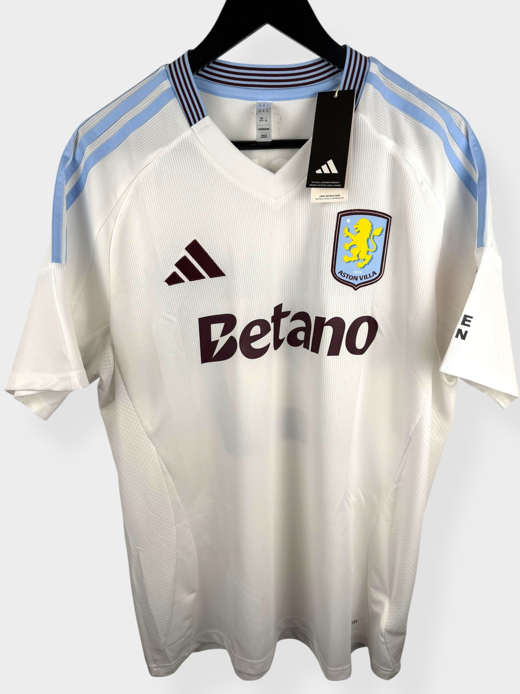 2024-25 ASTON VILLA AWAY SHIRT ROGERS #27 XL