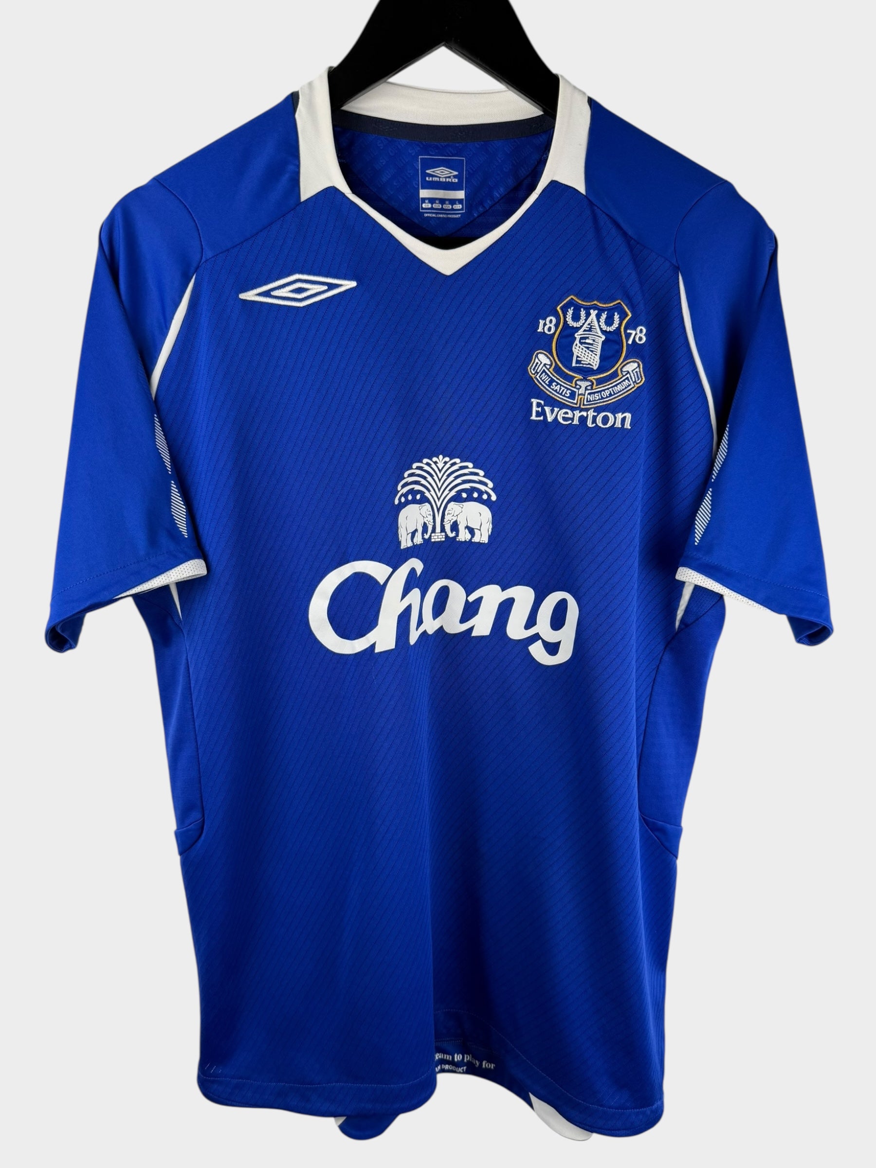 2008-09 EVERTON HOME SHIRT M