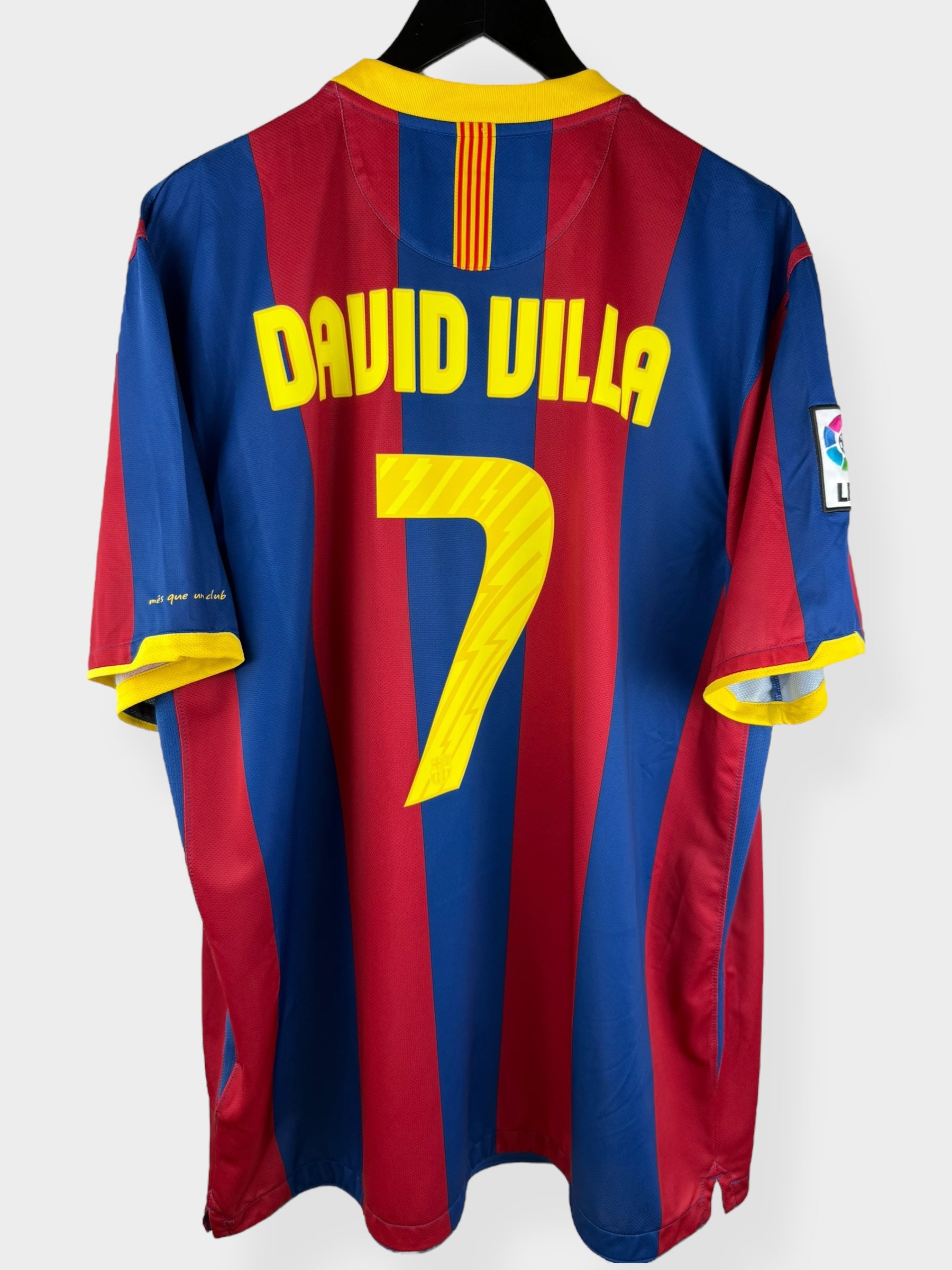 2010-11 BARCELONA THUISSHIRT DAVID VILLA #7 XXL