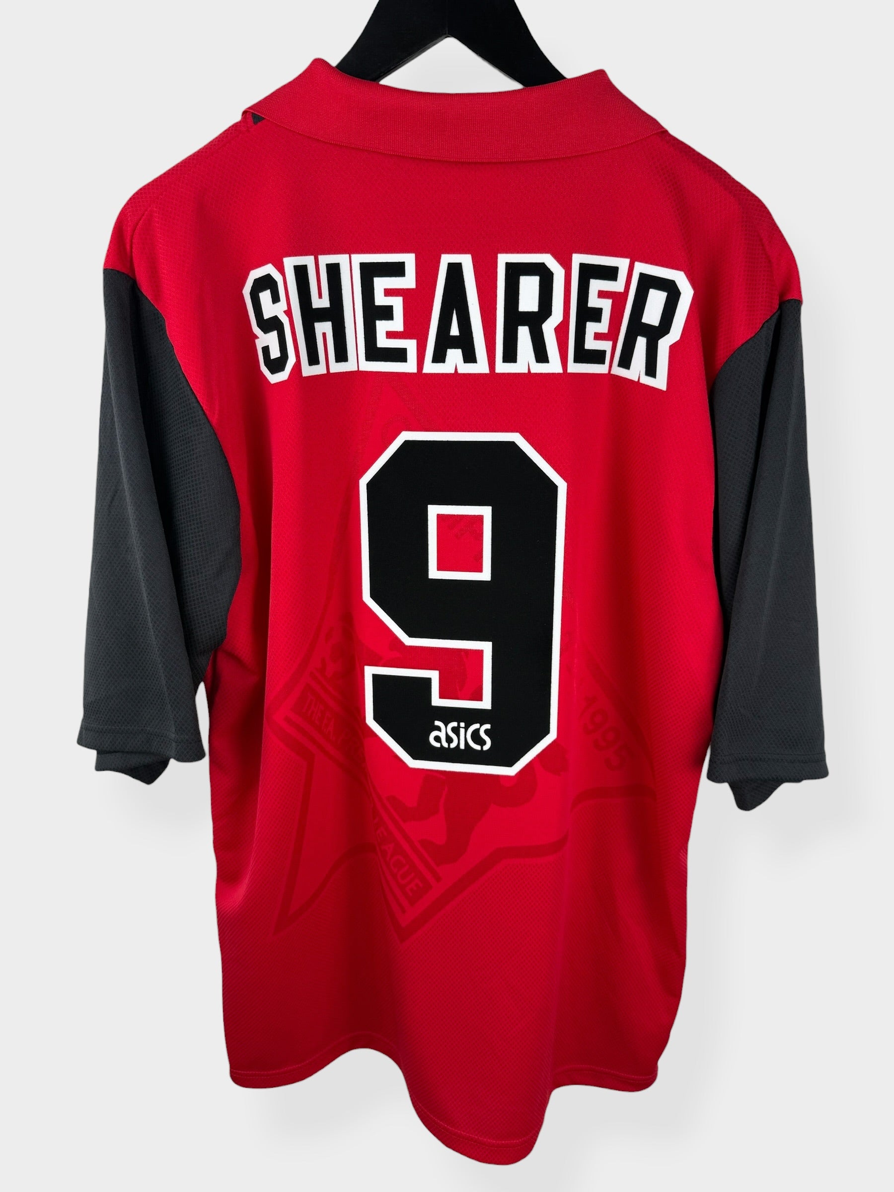 1995-96 BLACKBURN ROVERS AWAY SHIRT SHEARER #9 XL