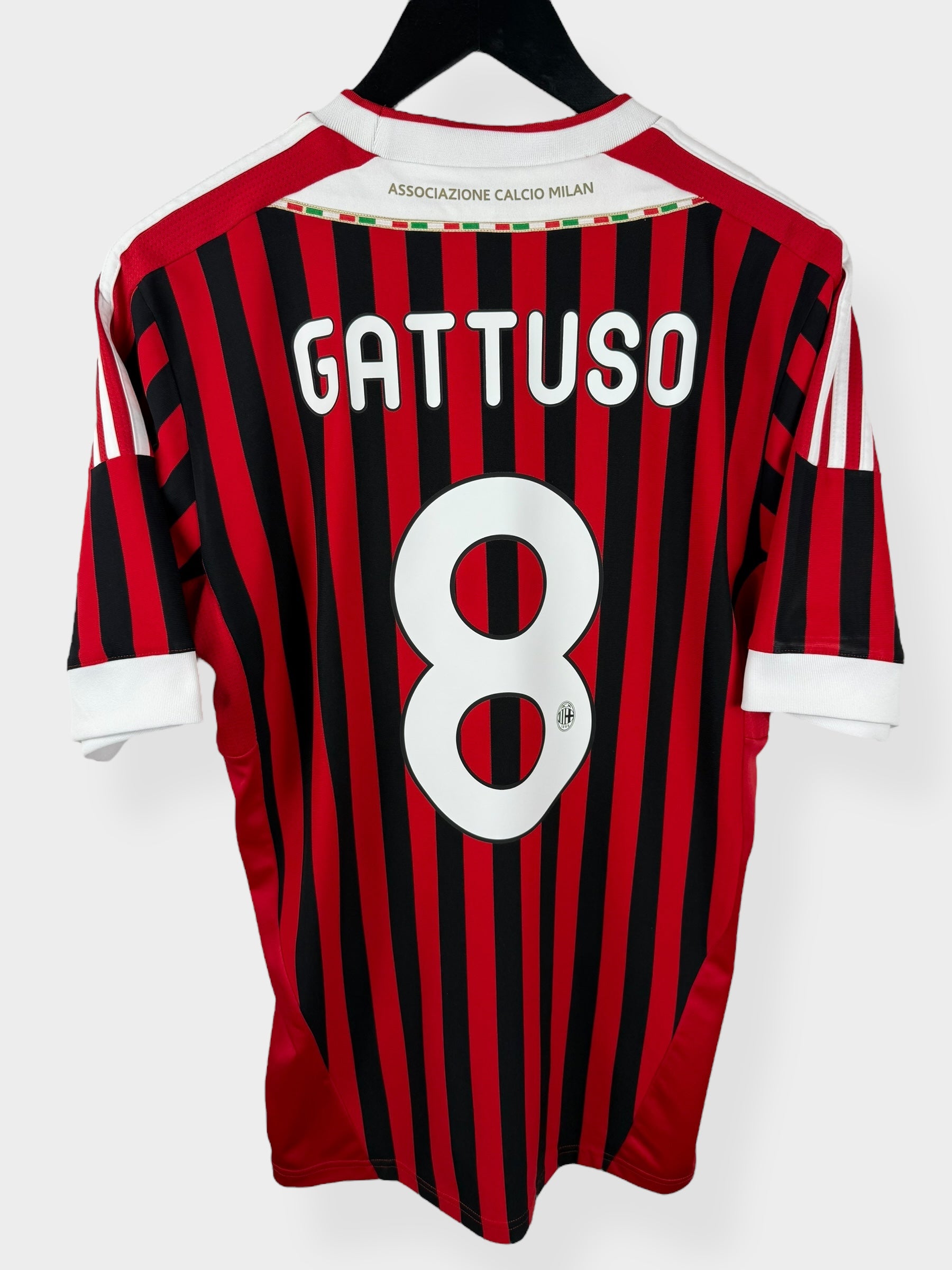 2011-12 AC MILAN HOME SHIRT GATTUSO #8 M