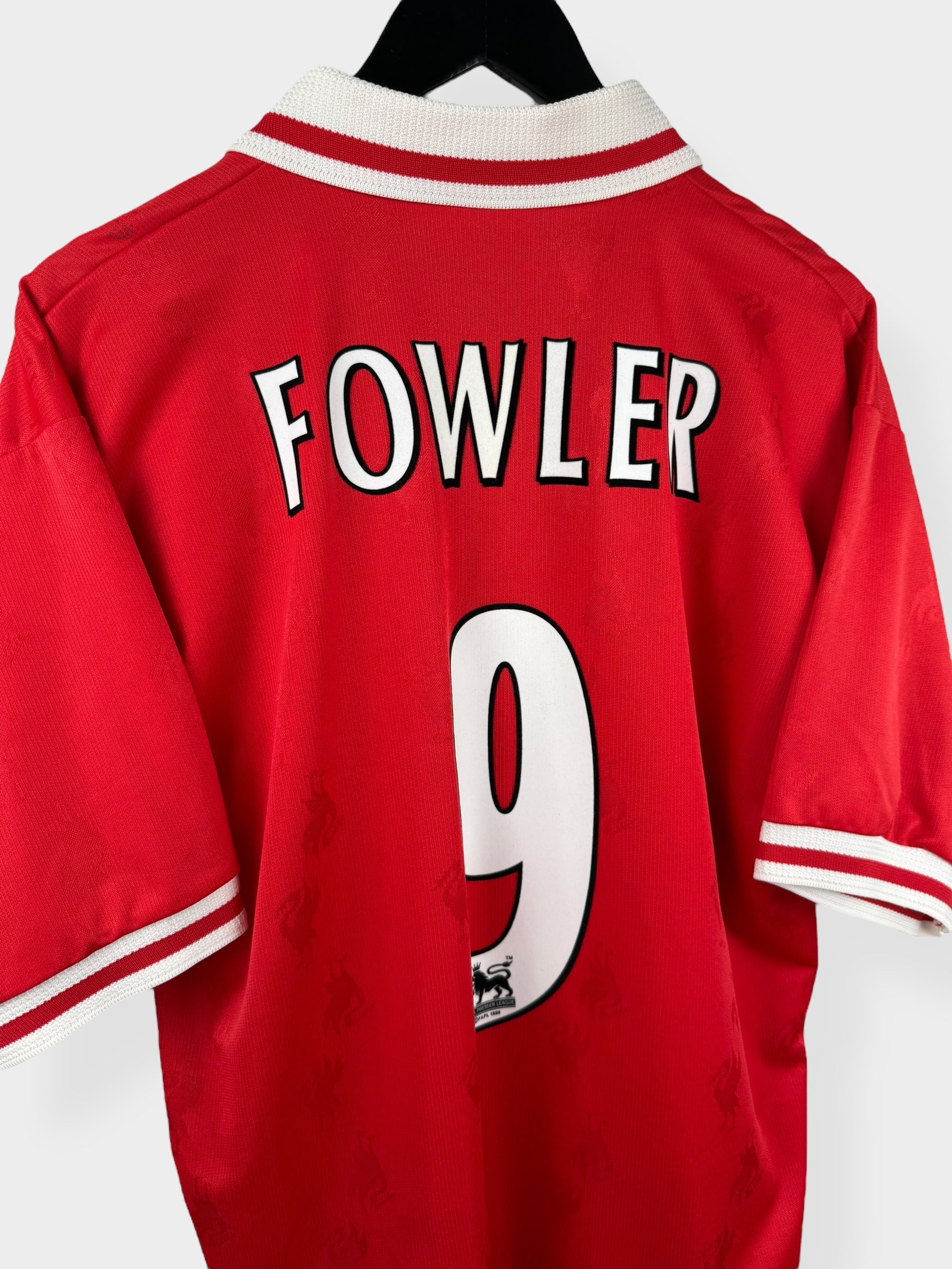 1996-98 LIVERPOOL HOME SHIRT FOWLER #9 M
