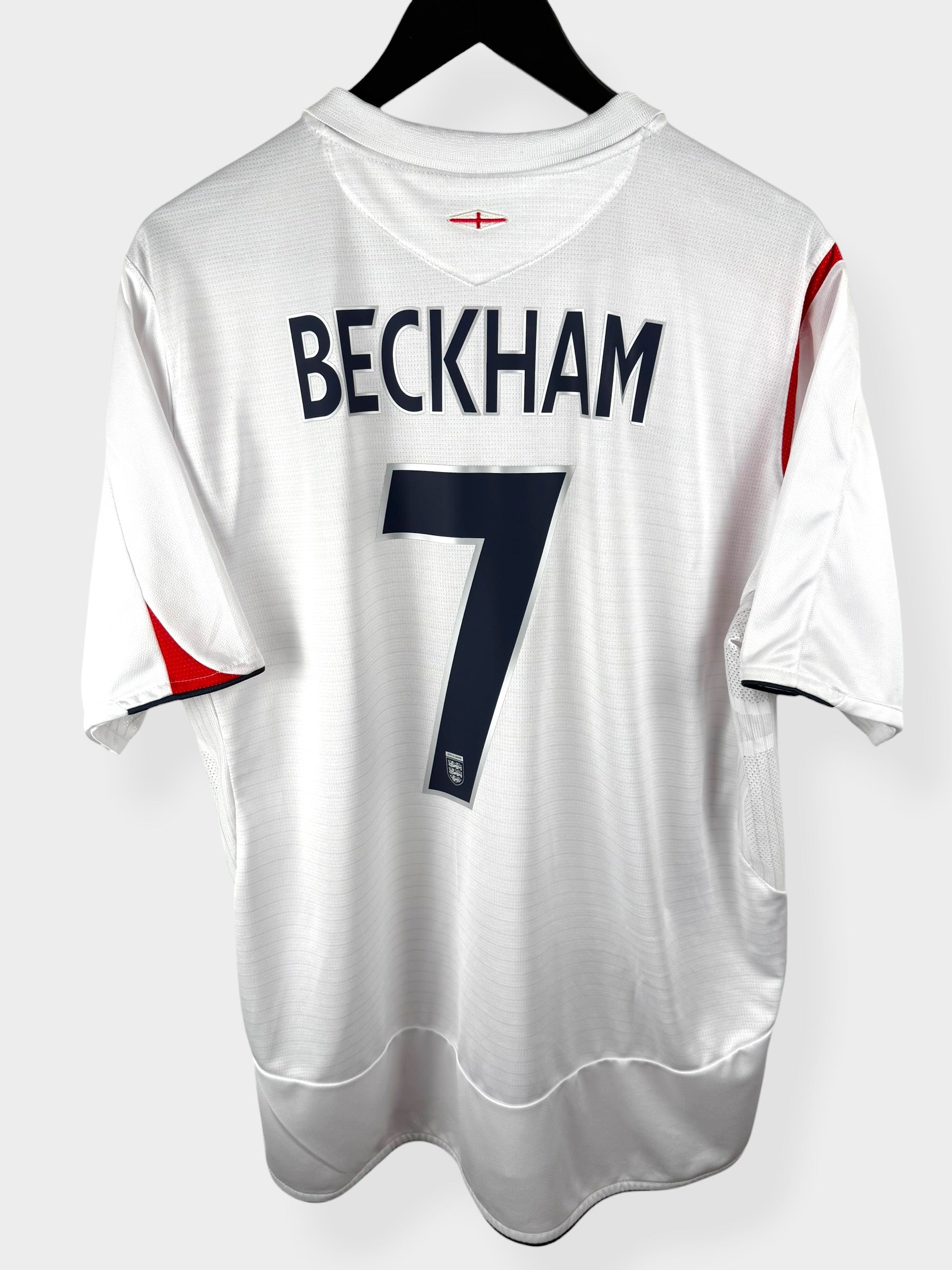 2005-07 ENGLAND HOME SHIRT BECKHAM #7 XL