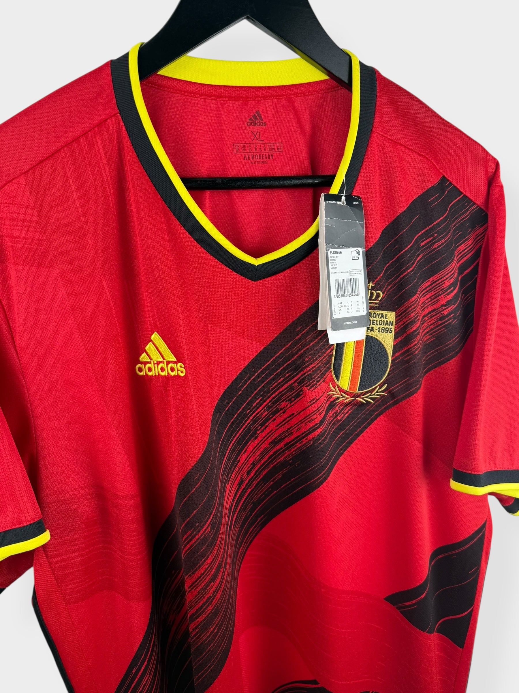 2020-21 BELGIUM HOME SHIRT XL - Authentic Football Club