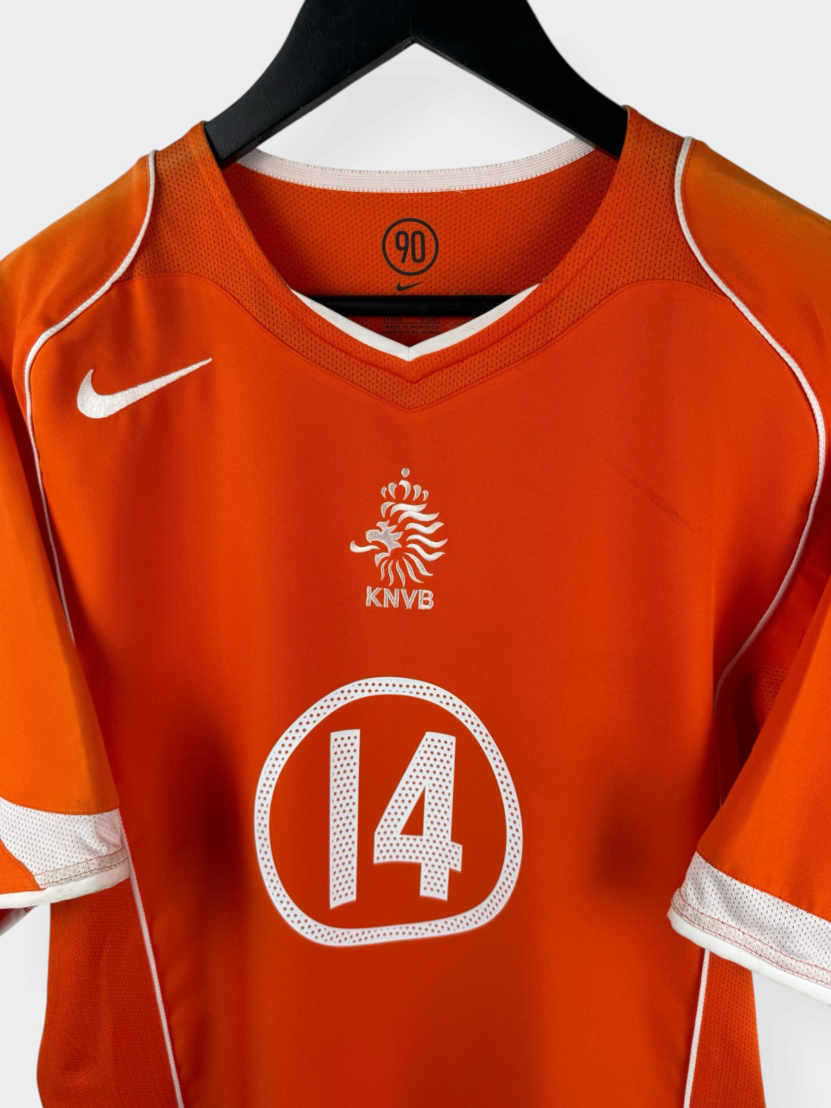 2004-06 NETHERLANDS HOME SHIRT SNEIJDER #14 L - Authentic Football Club
