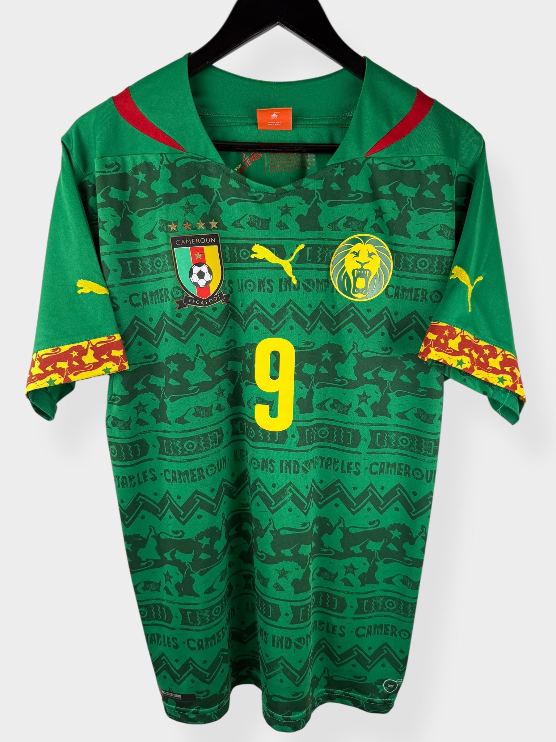 2014-16 CAMEROON HOME SHIRT ETO'O #9 M