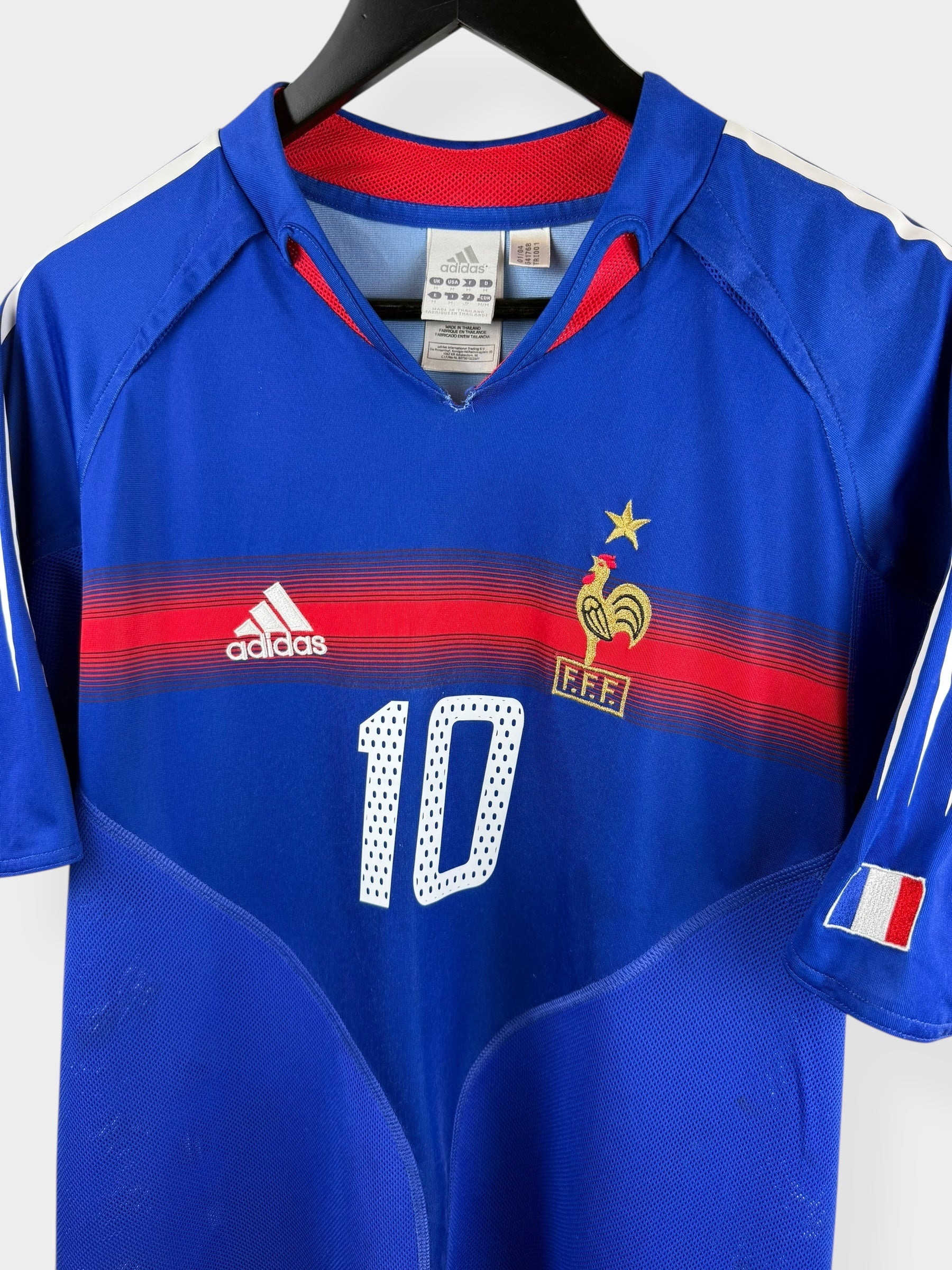 2004-05 FRANKREICH HEIMTRIKOT ZIDANE #10 M