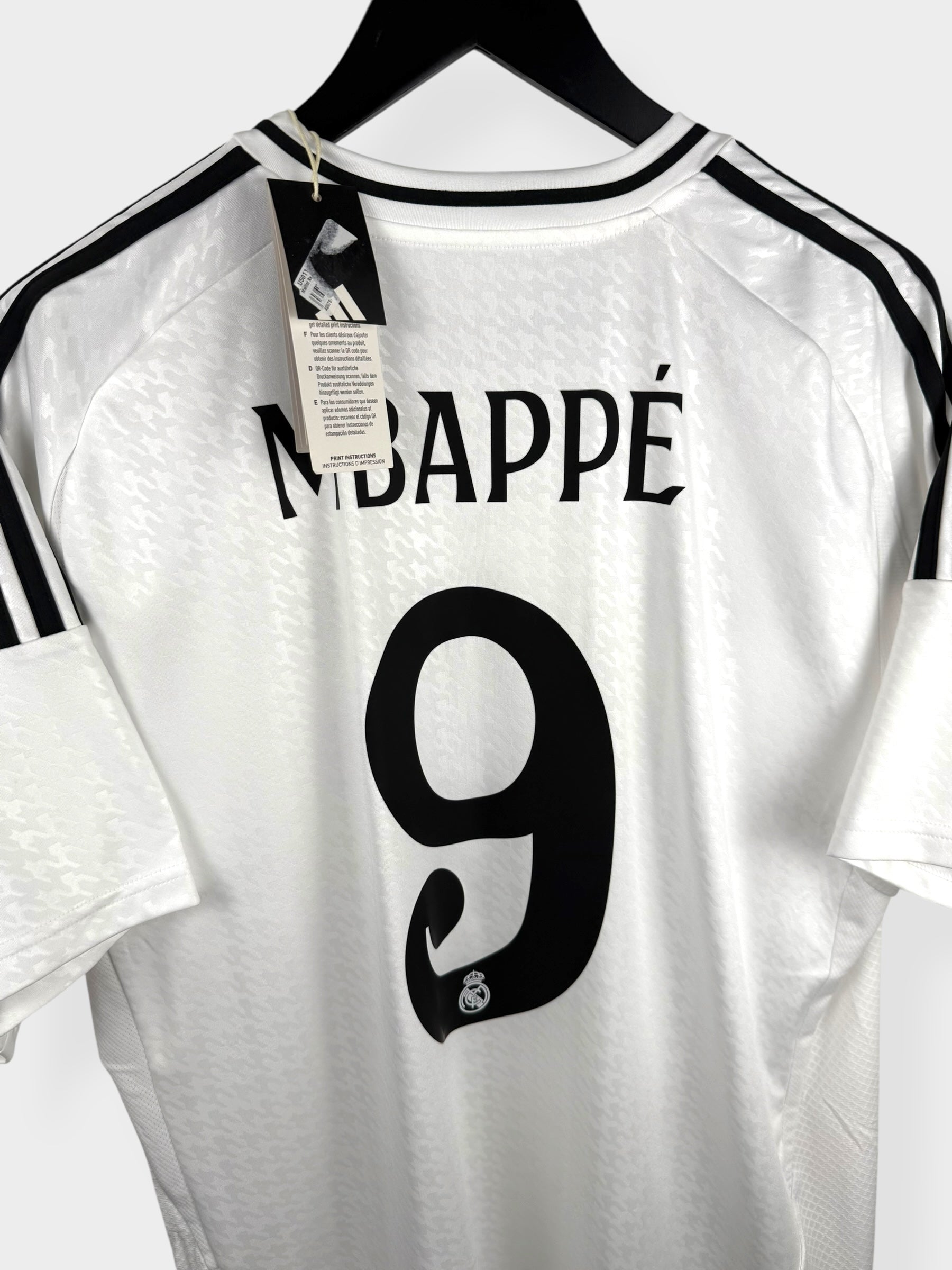 2024-25 REAL MADRID HEIMTRIKOT MBAPPE #9 XL