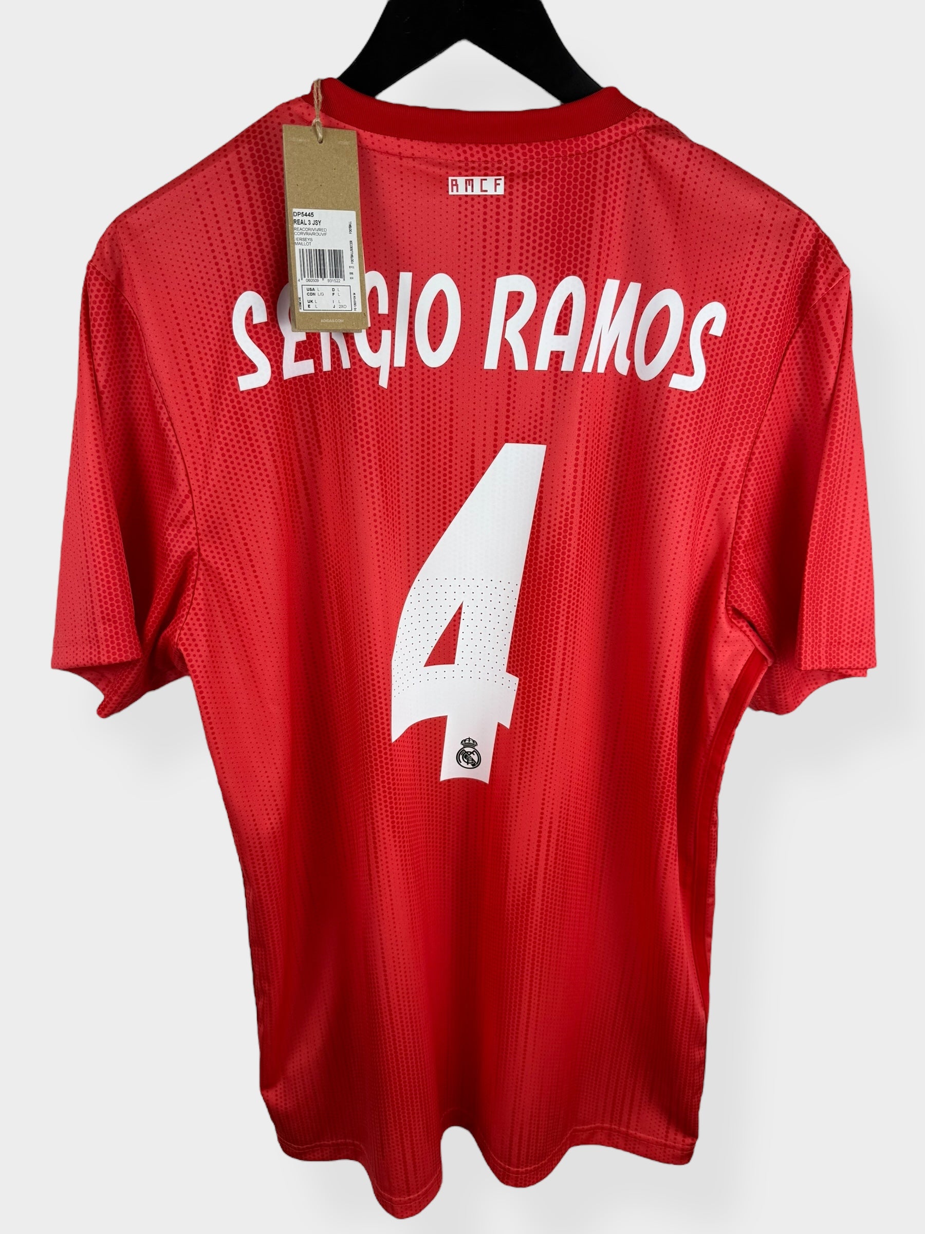 2018-19 REAL MADRID THIRD SHIRT SERGIO RAMOS #4 L - Authentic Football Club