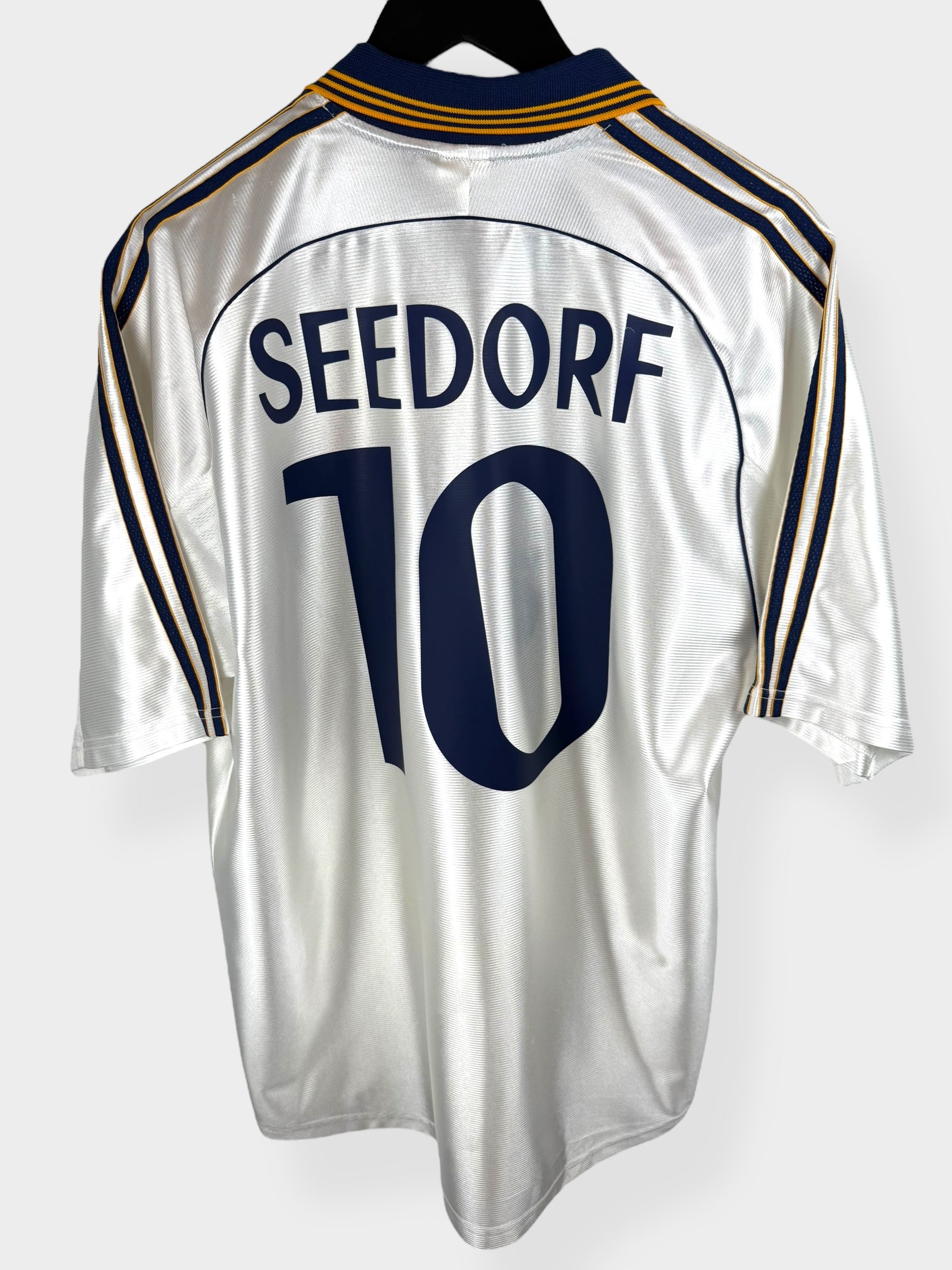 1998-00 REAL MADRID HOME SHIRT SEEDORF #10 L