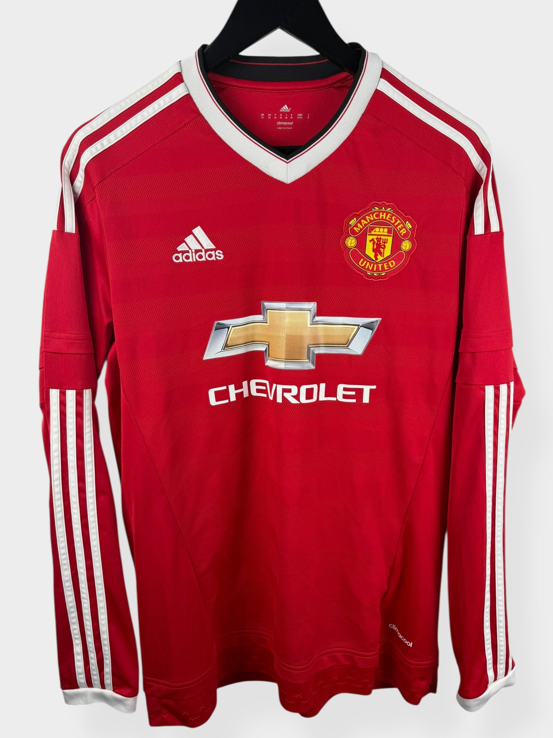 2015-16 MANCHESTER UNITED HOME SHIRT MEMPHIS #7 M LS