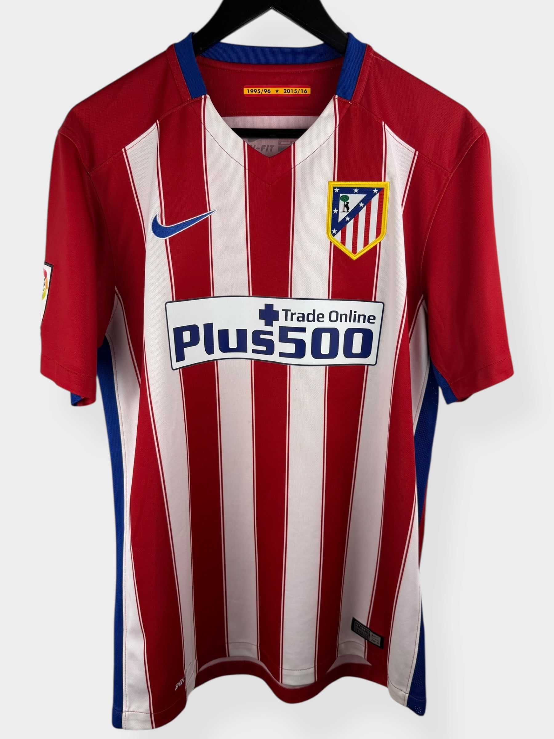 2015-16 ATLETICO MADRID HOME SHIRT GODIN #2 M