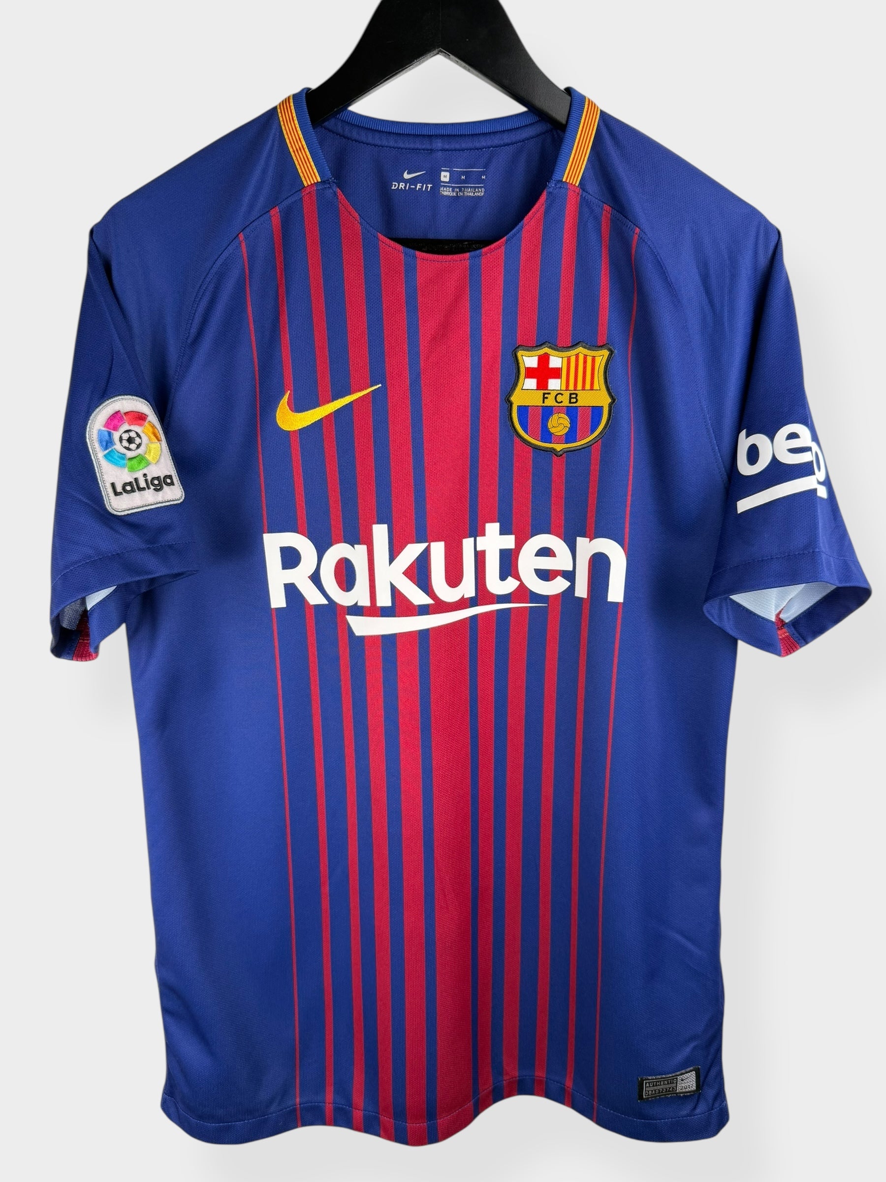 2017-18 BARCELONA HOME SHIRT INIESTA #8 M