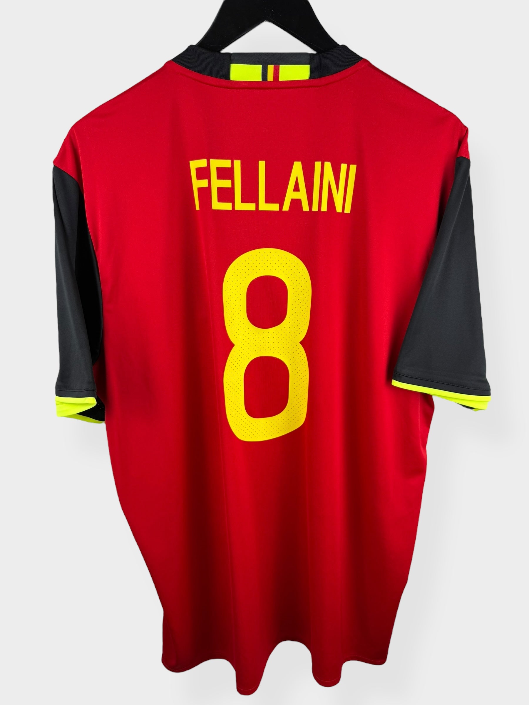 2016-17 BELGIUM HOME SHIRT FELLAINI #8 XL - Authentic Football Club