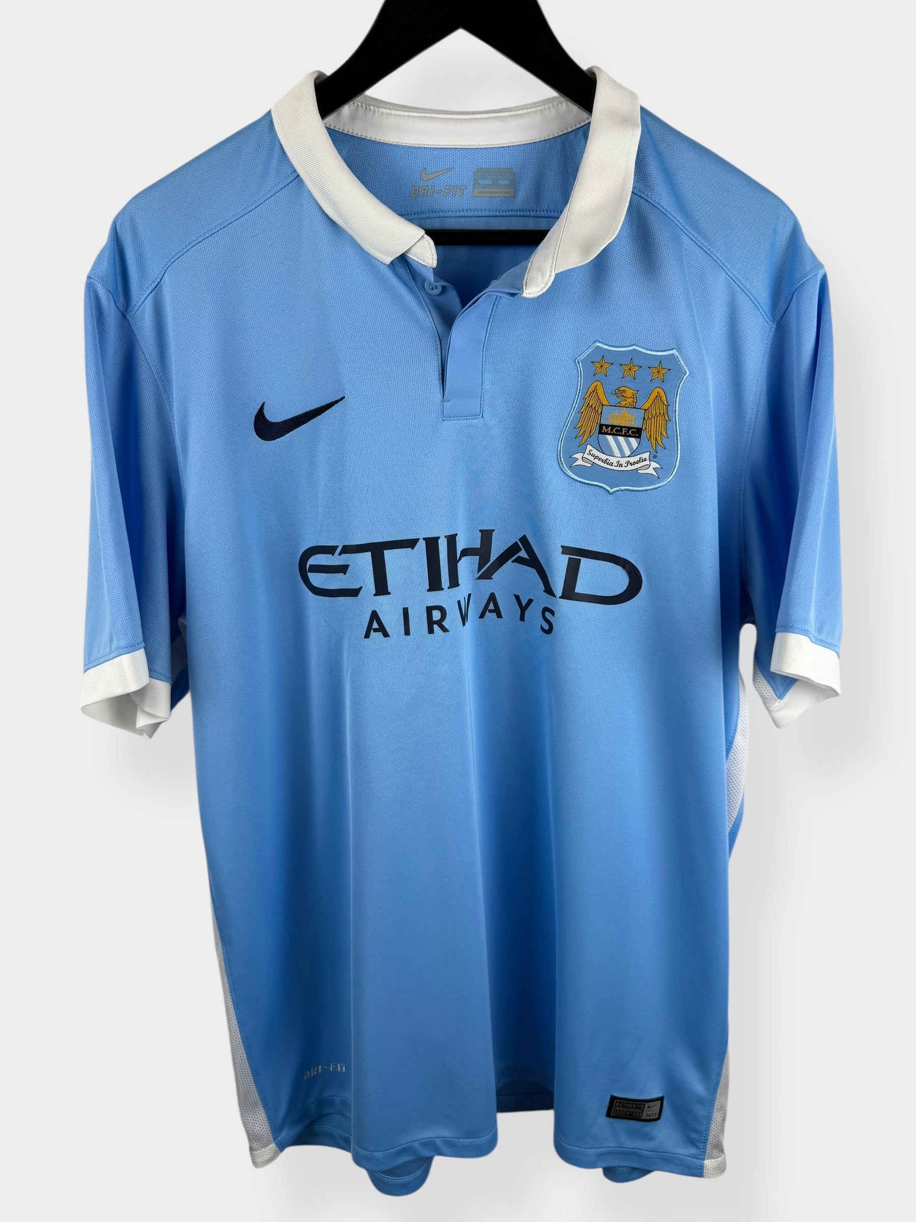 2015-16 MANCHESTER CITY  HOME SHIRT YAYA TOURE #42 XL - Authentic Football Club