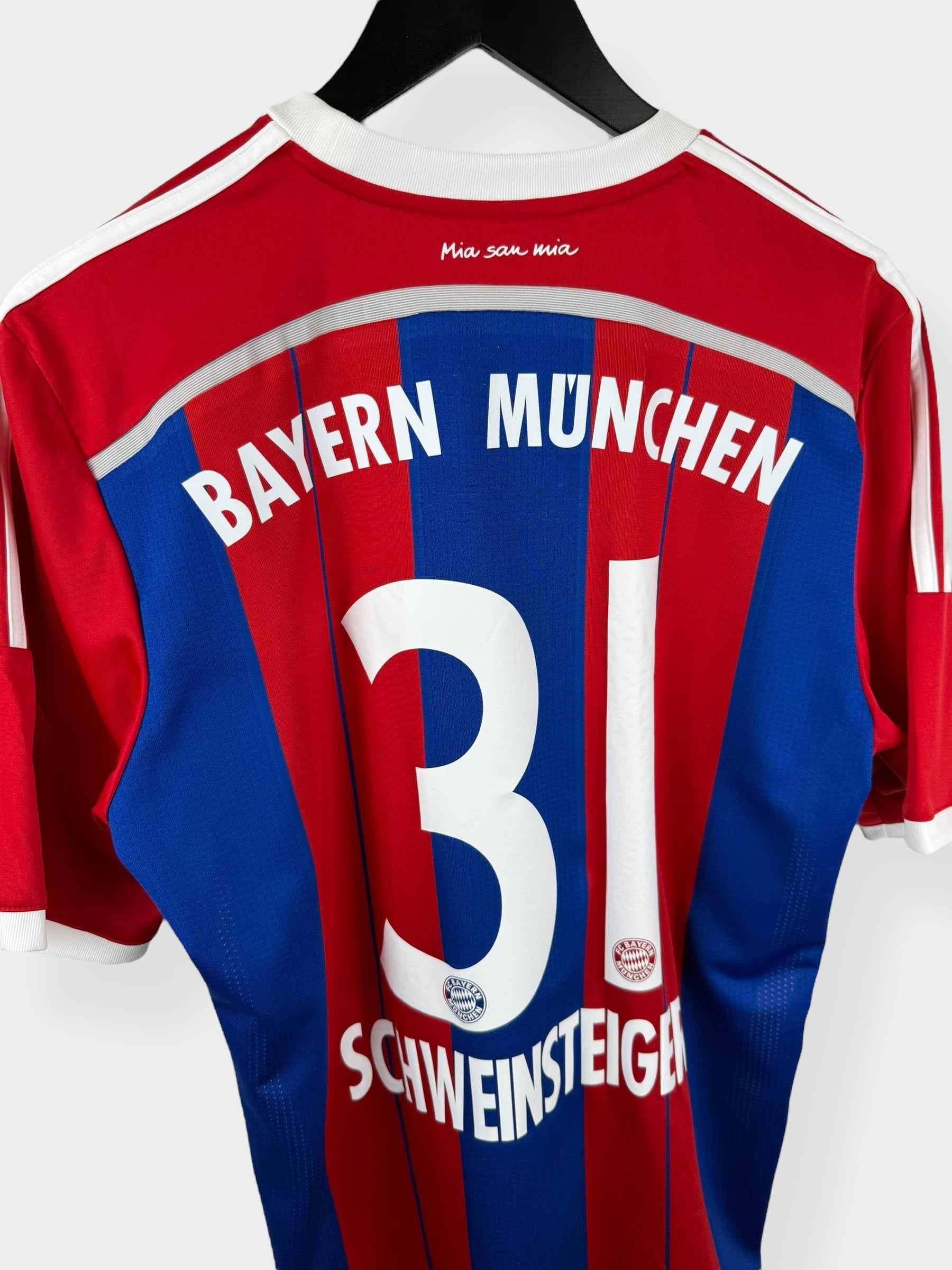 2014-15 BAYERN MÜNCHEN HEIMTRIKOT SCHWEINSTEIGER #31 L