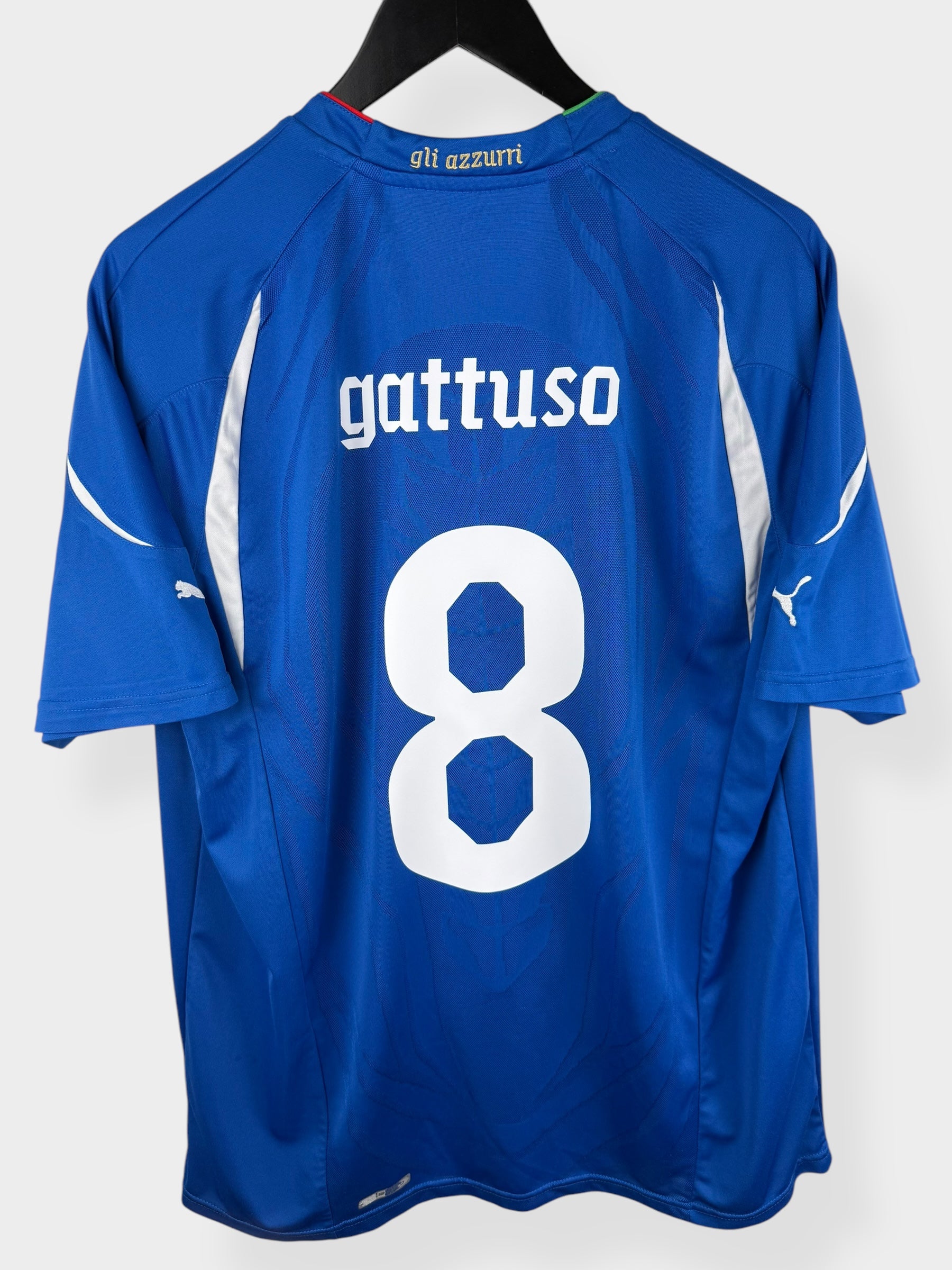 2010-12 ITALY HOME SHIRT GATTUSO #8 XL