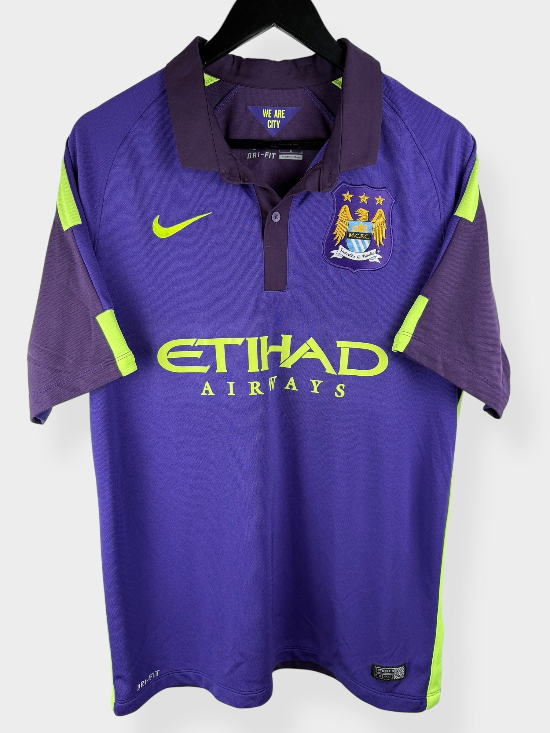 2014-15 MANCHESTER CITY THIRD SHIRT TOURE YAYA #42 L