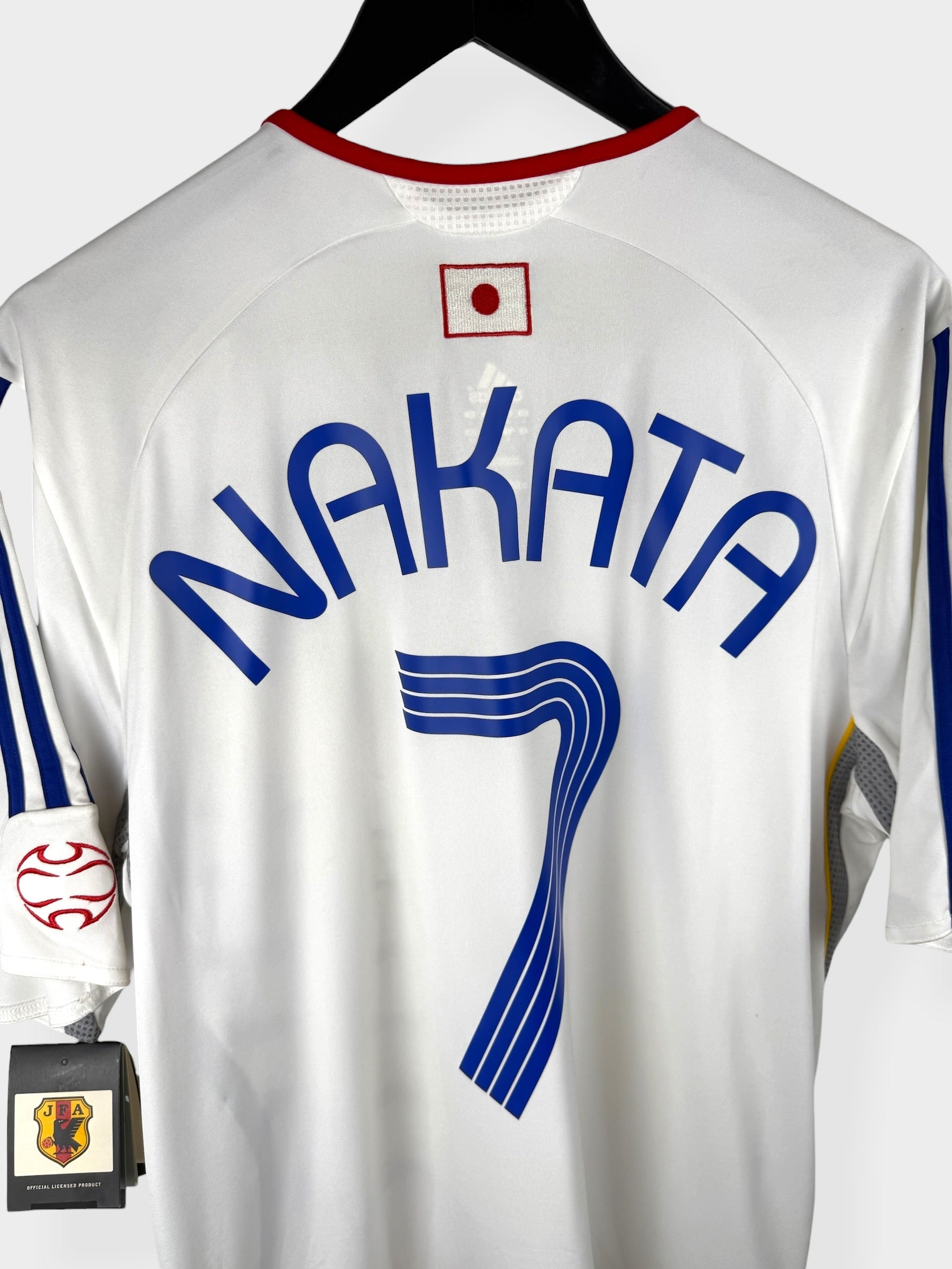 2006-08 JAPAN AWAY SHIRT NAKATA #7 L