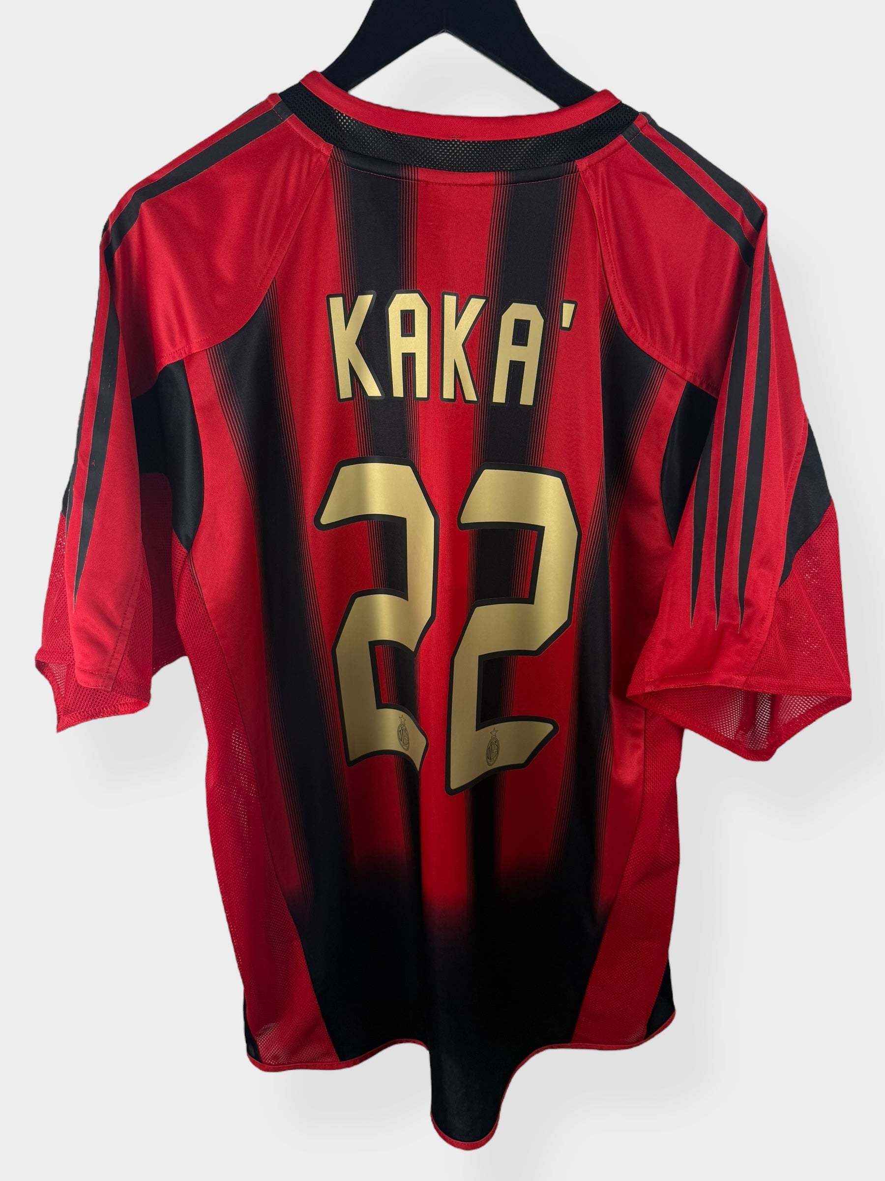 2004-05 AC MILAN HOME SHIRT KAKA #22 L - Authentic Football Club