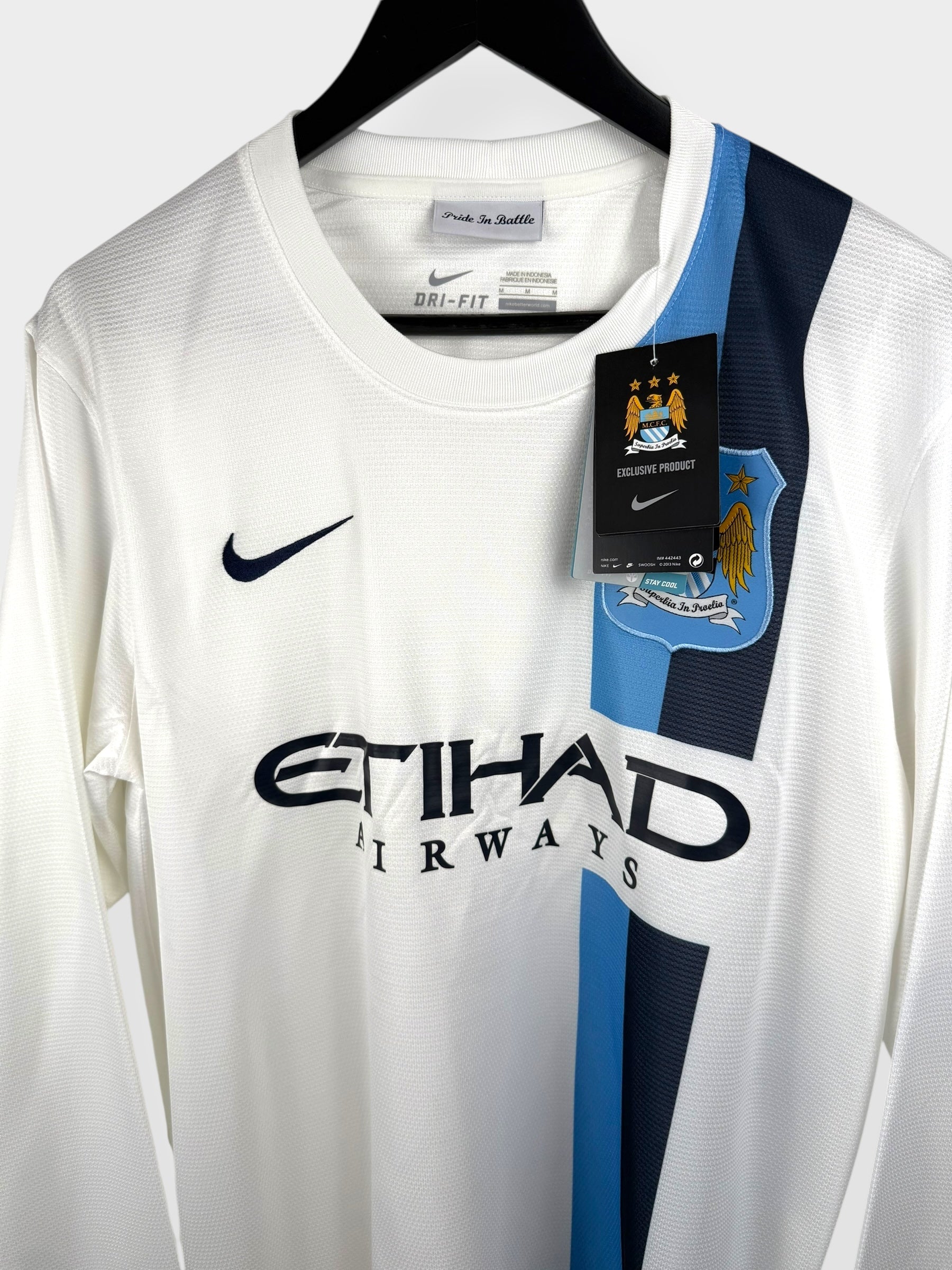 2013-14 MANCHESTER CITY THIRD SHIRT LS M - Authentic Football Club