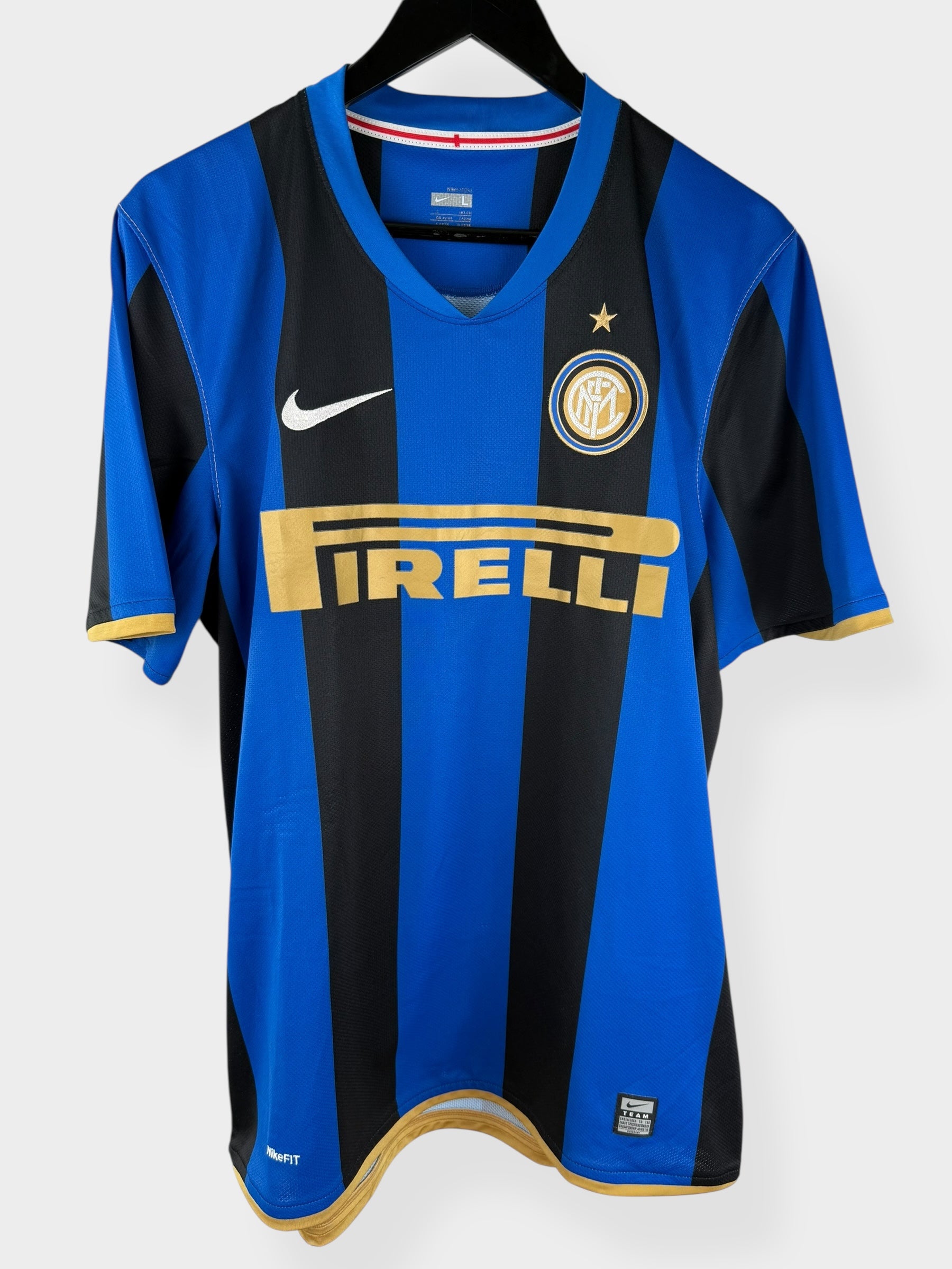 2008-09 INTER MILAN HOME SHIRT IBRAHIMOVIC #8 L