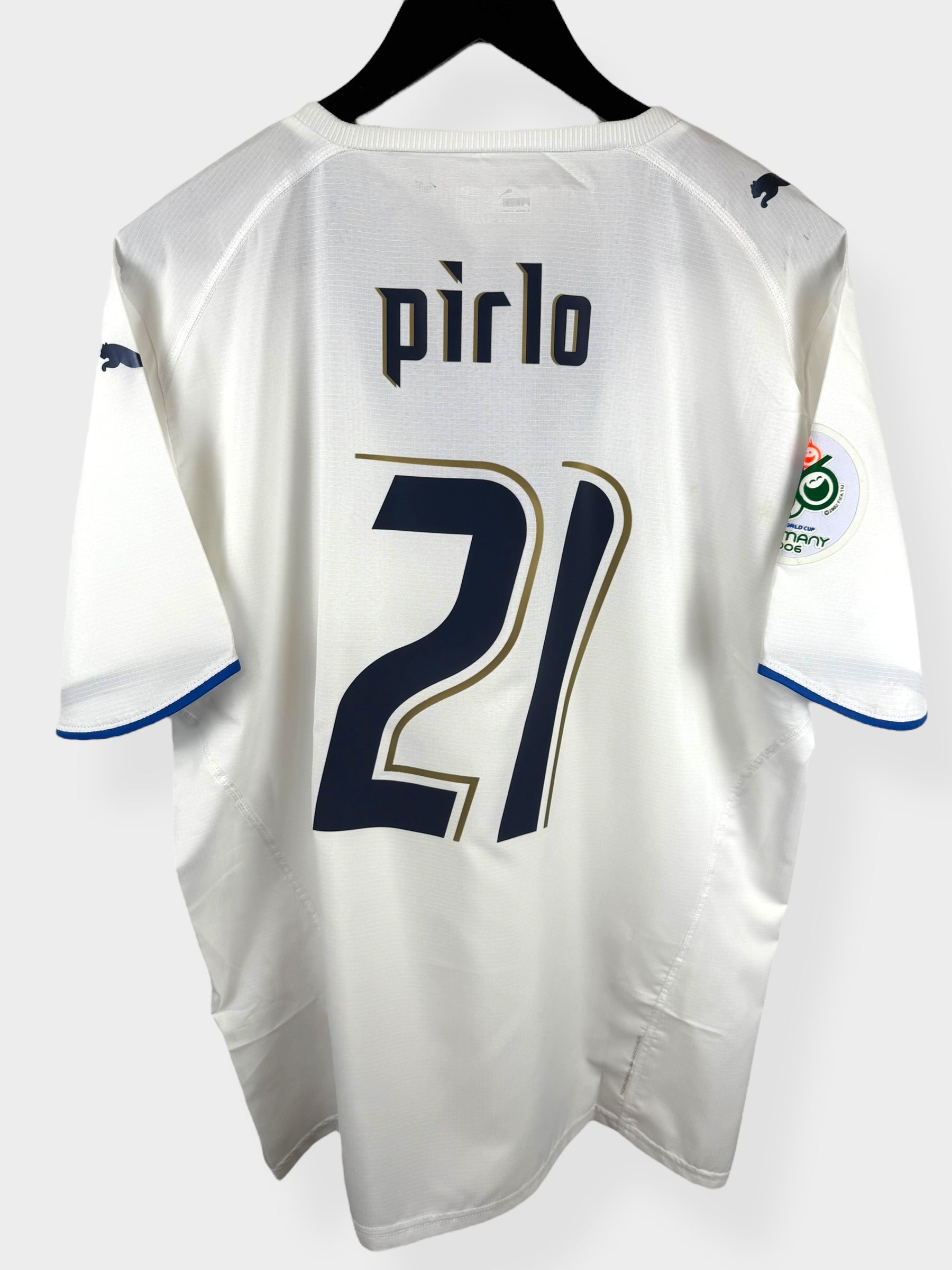 2006-07 ITALY AWAY SHIRT PIRLO #21 L - Authentic Football Club