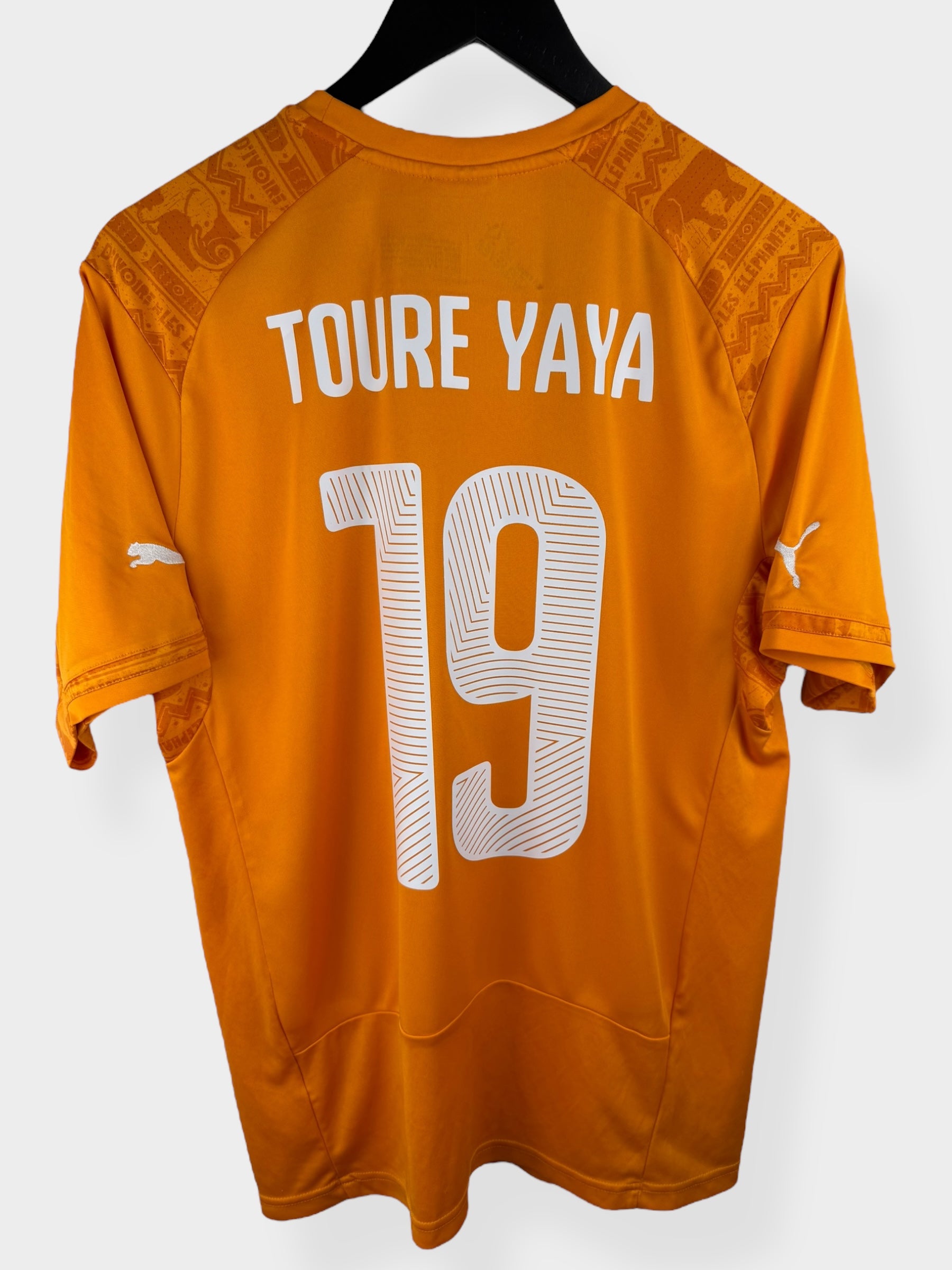 2014-16 IVORY COAST HOME SHIRT TOURE YAYA #19 M