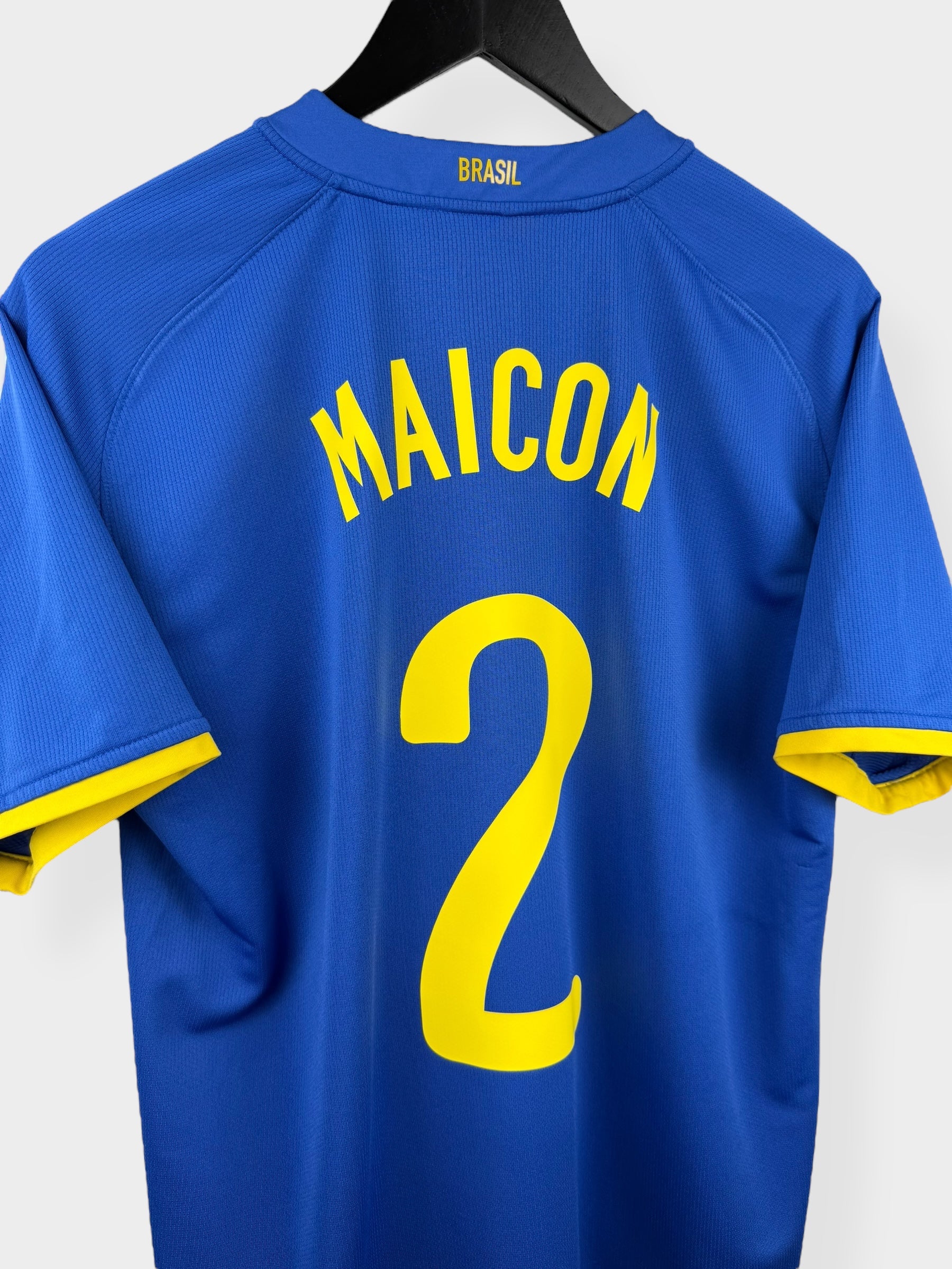 2008-10 BRAZIL AWAY SHIRT MAICON #2 M