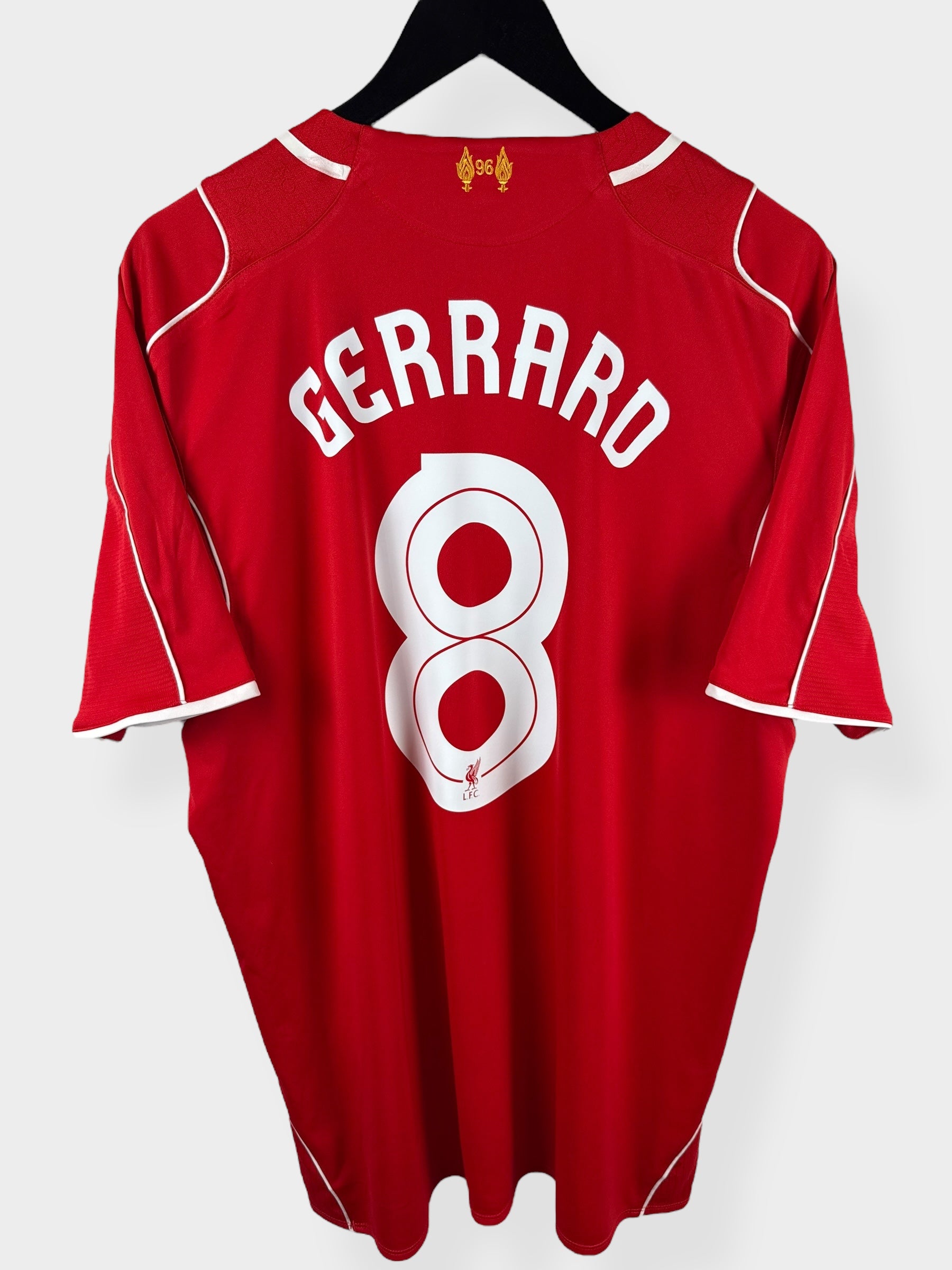 2014-15 LIVERPOOL HEIMTRIKOT GERRARD #8 XL