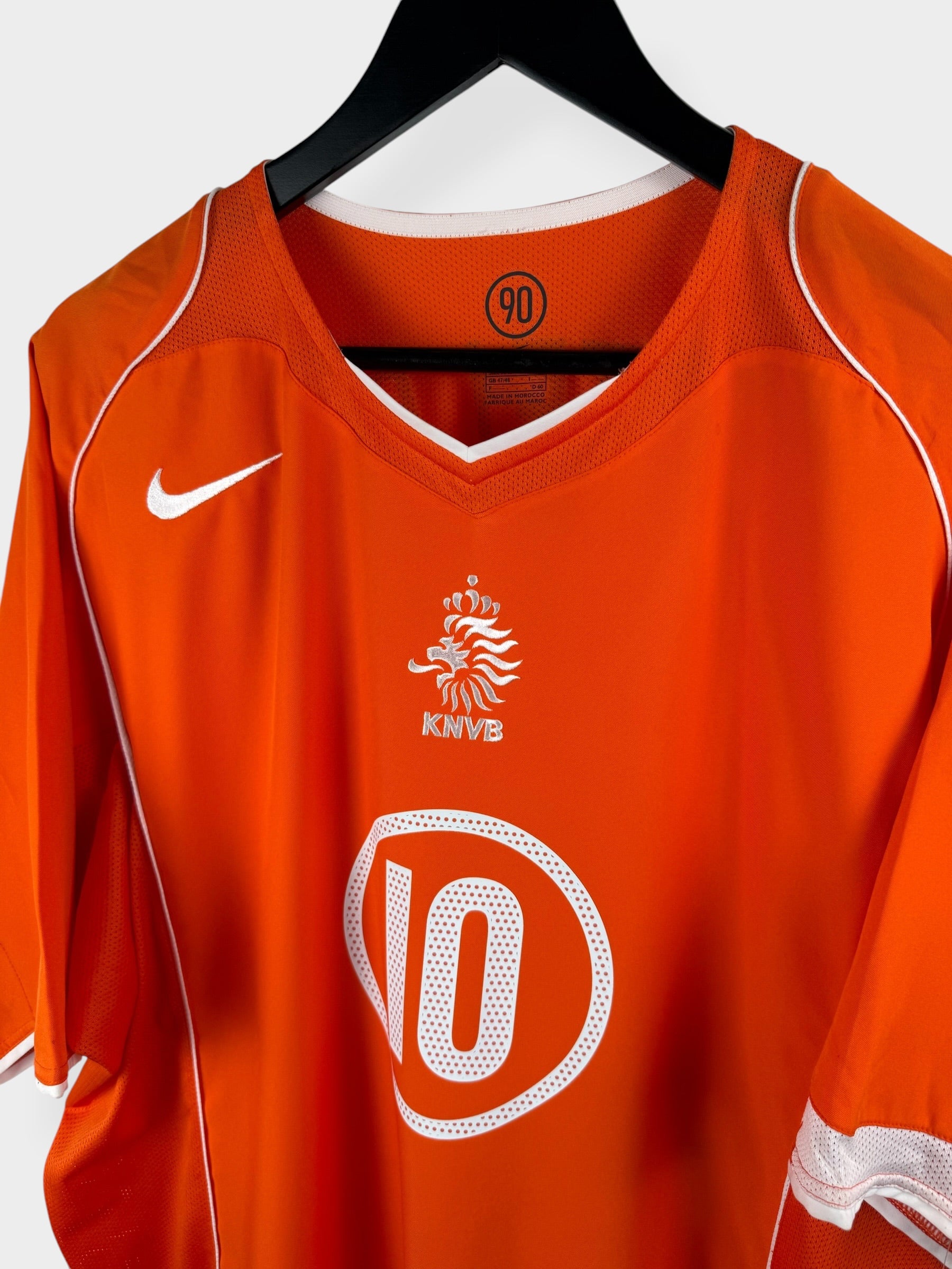 2004-06 NETHERLANDS HOME SHIRT V. NISTELROOY #10 XXL