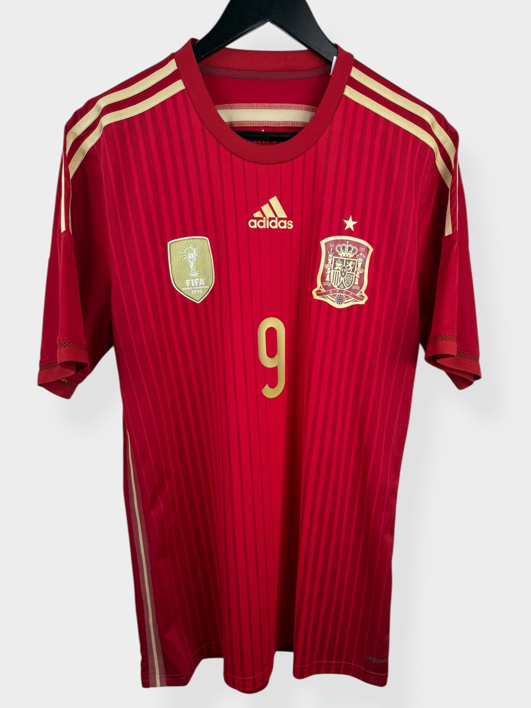 2014-15 SPAIN HOME SHIRT PLAYER ISSUE TORRES #9 L